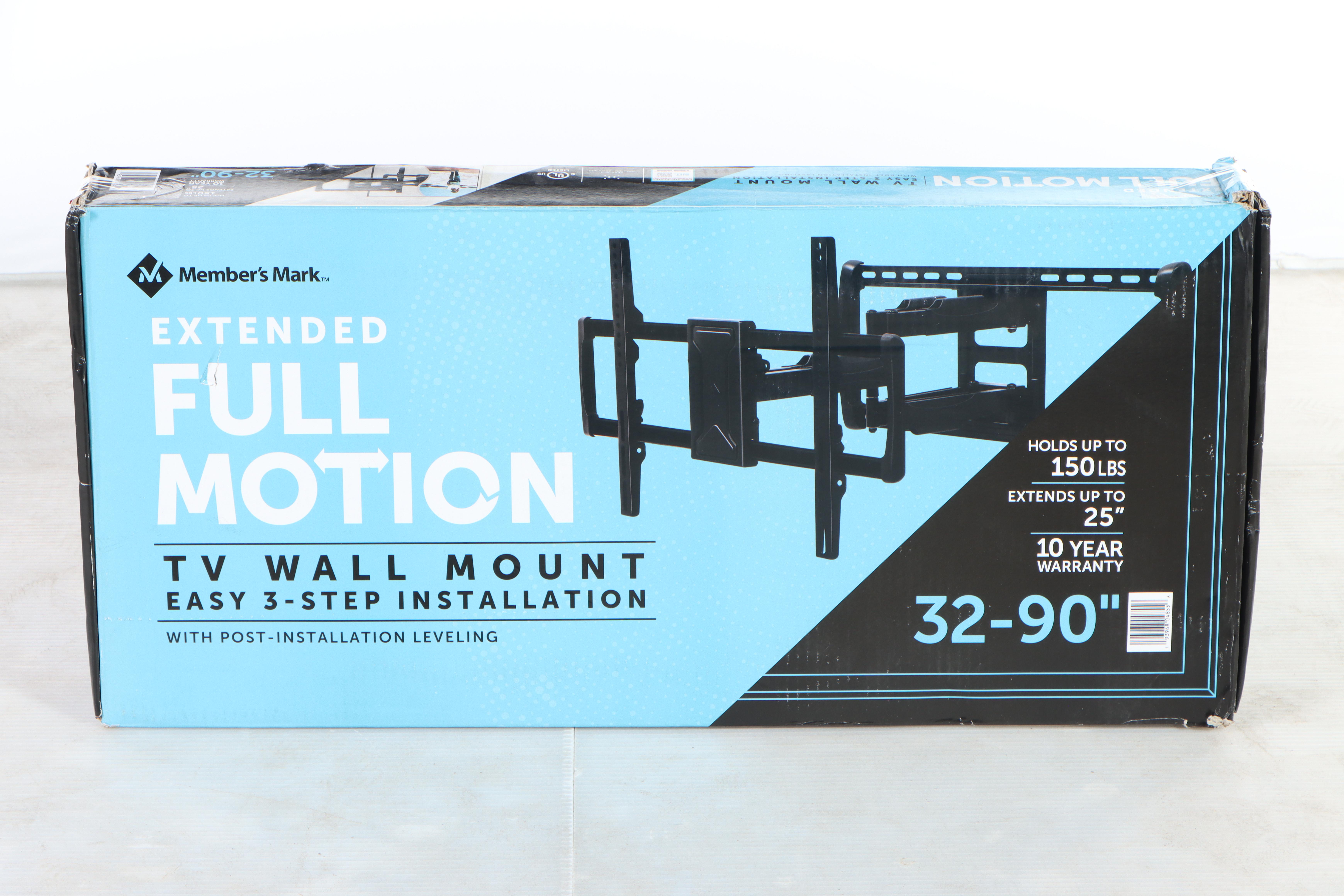 Samsung 43" Class Q60B-Series QLED 4K Smart TV with Member's Mark Wall Mount