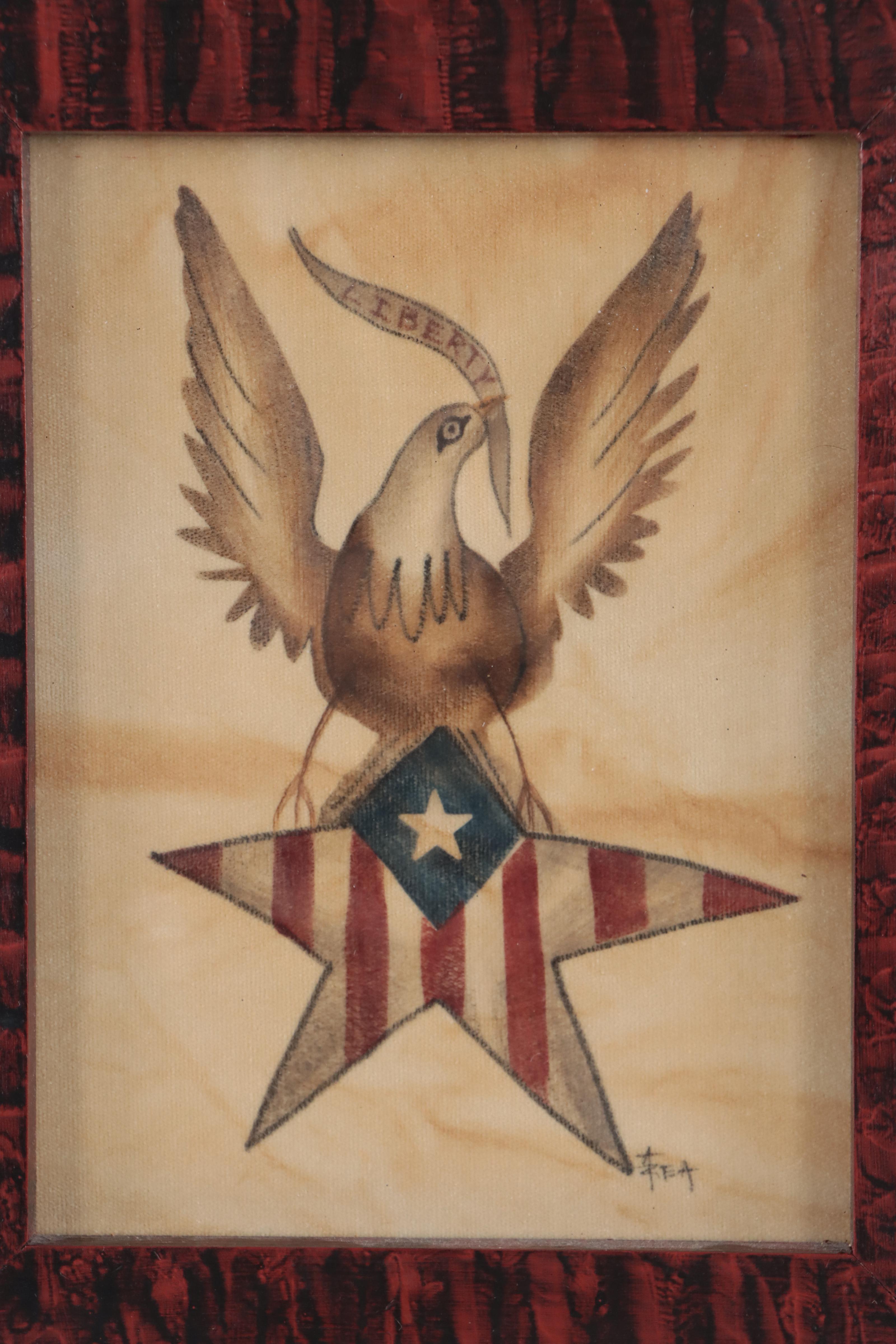 Ann Rea Theorem Paintings of Birds and Stars