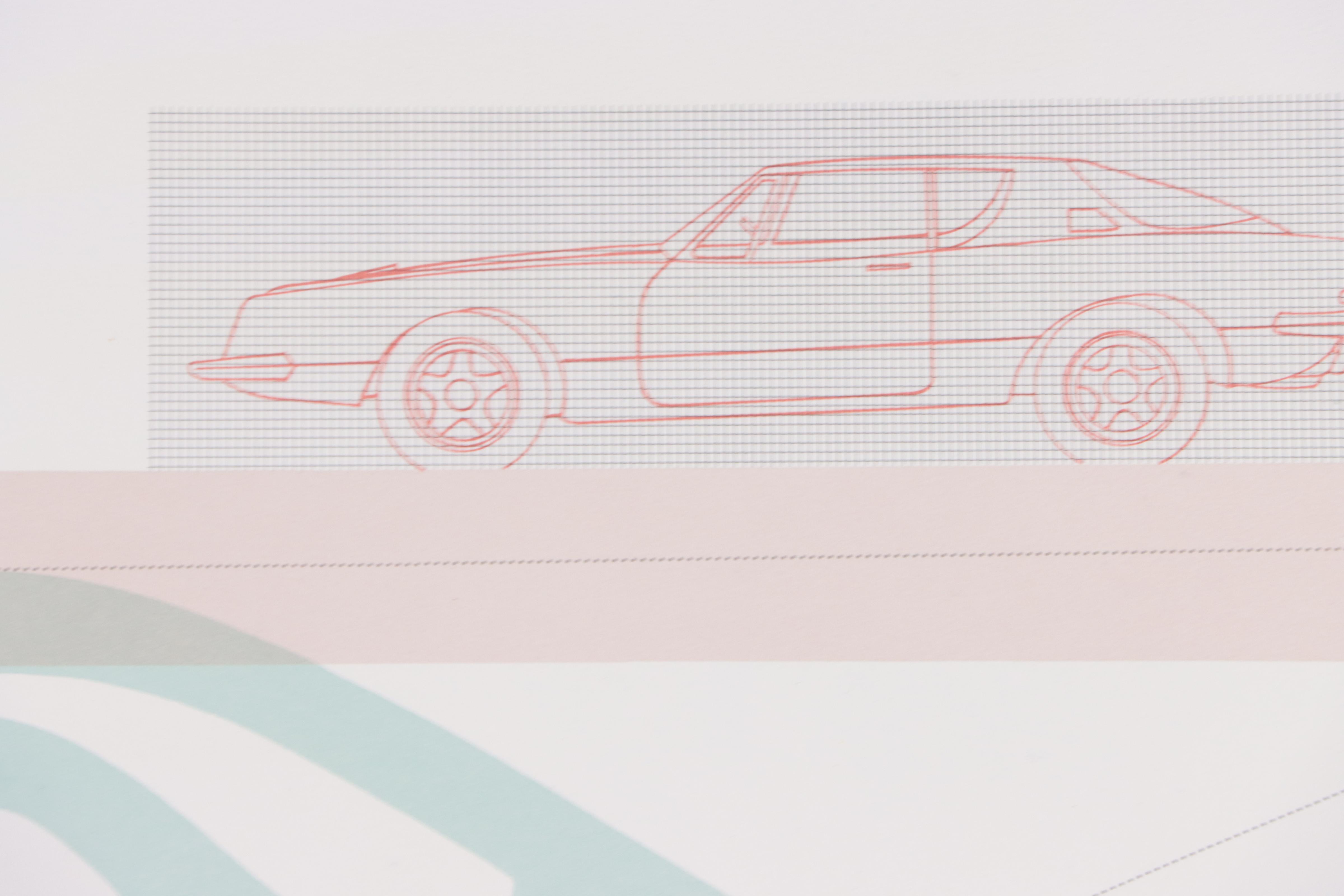 Raymond Loewy Lithograph "Avanti II"