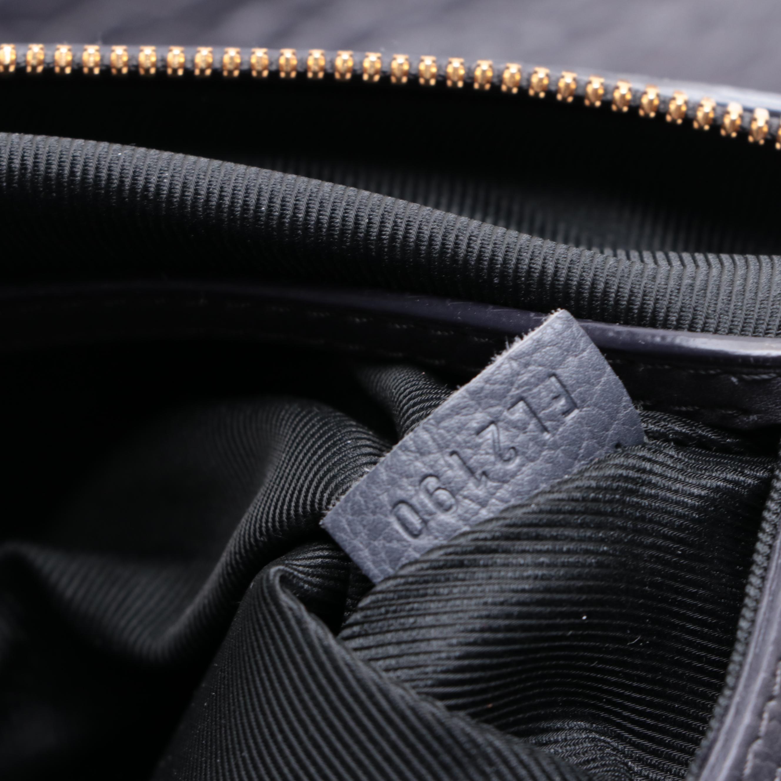 Louis Vuitton Volupte Psyche Bag in Gris Monogram Coated Cotton Jacquard/Leather