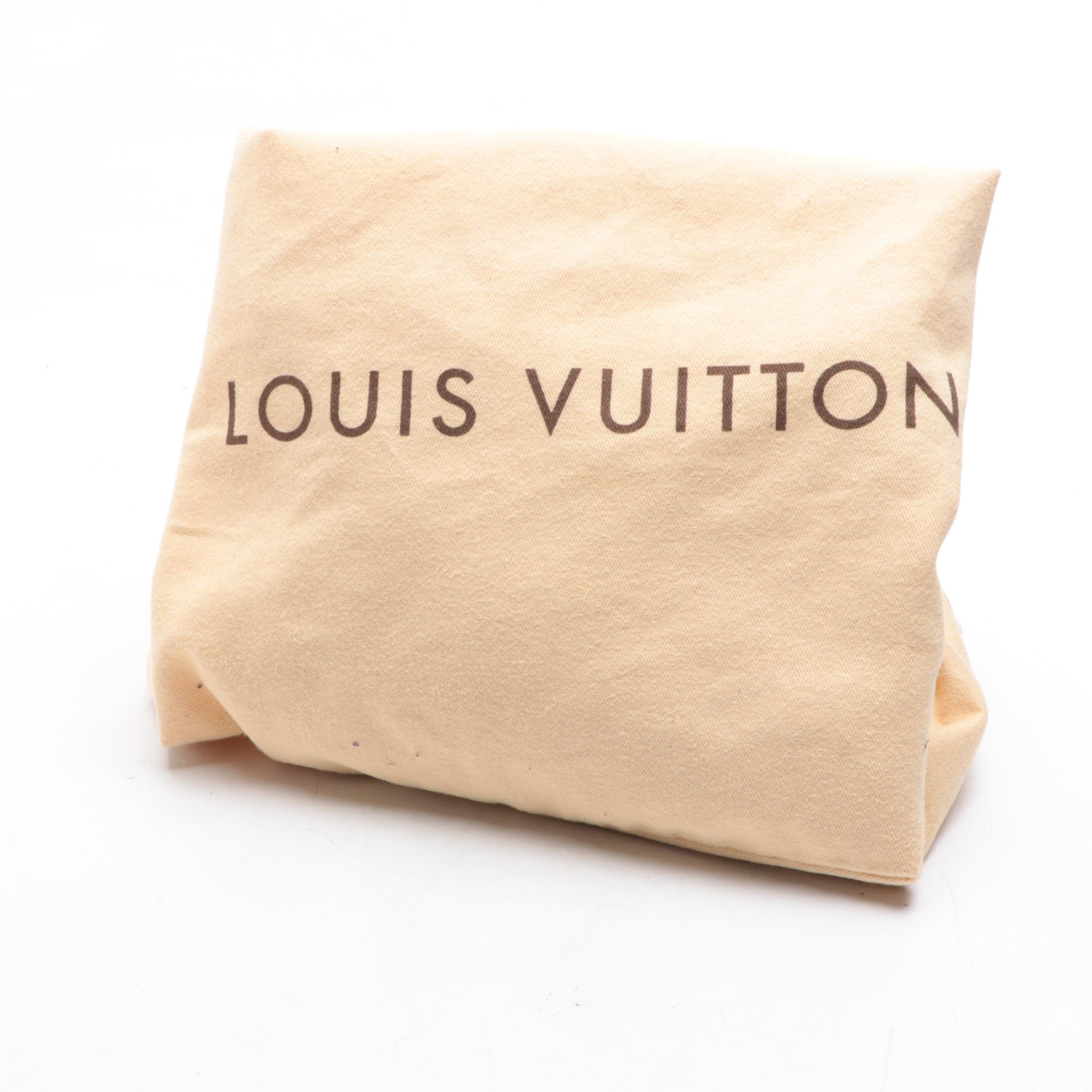 Louis Vuitton Volupte Psyche Bag in Gris Monogram Coated Cotton Jacquard/Leather