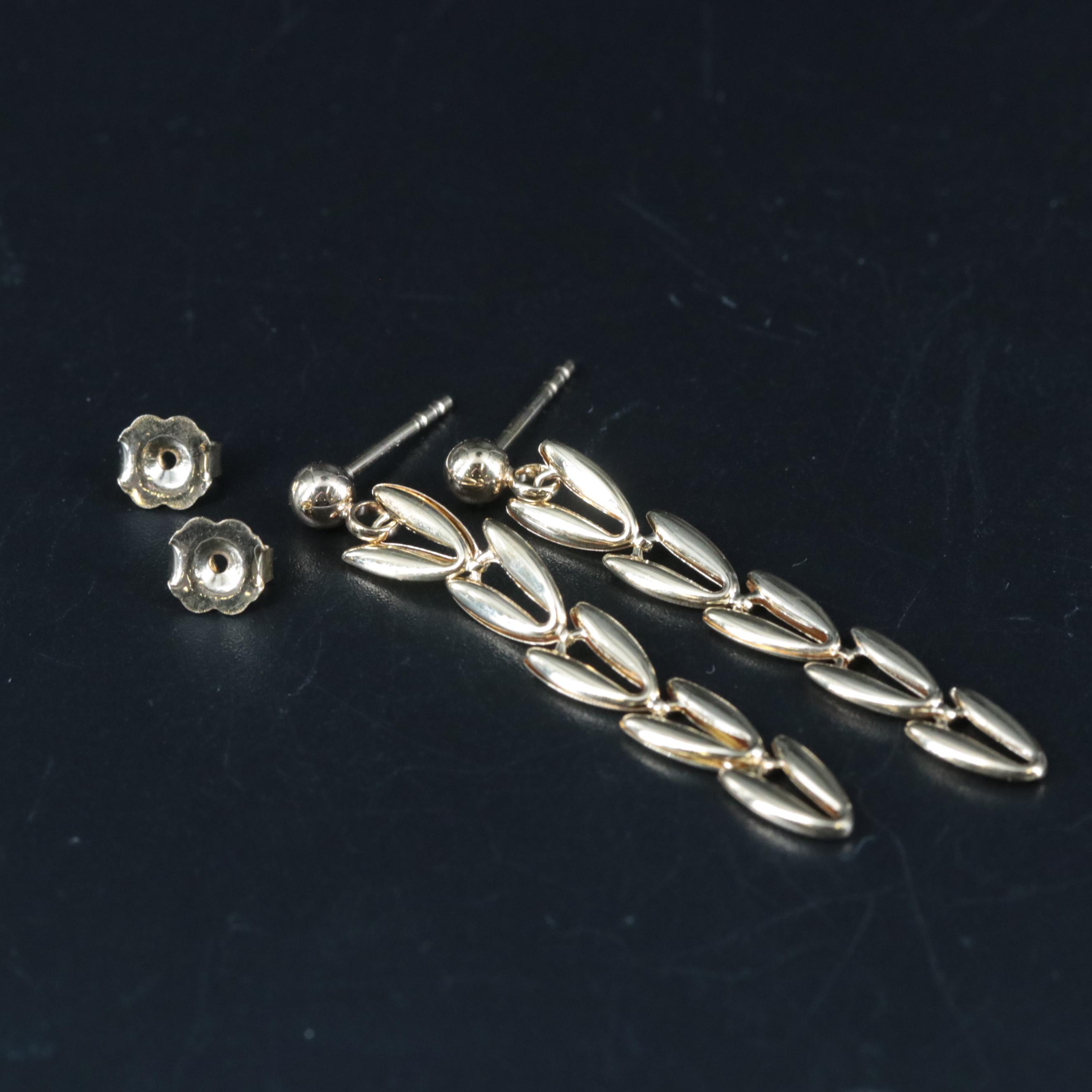 10K Drop Earrings