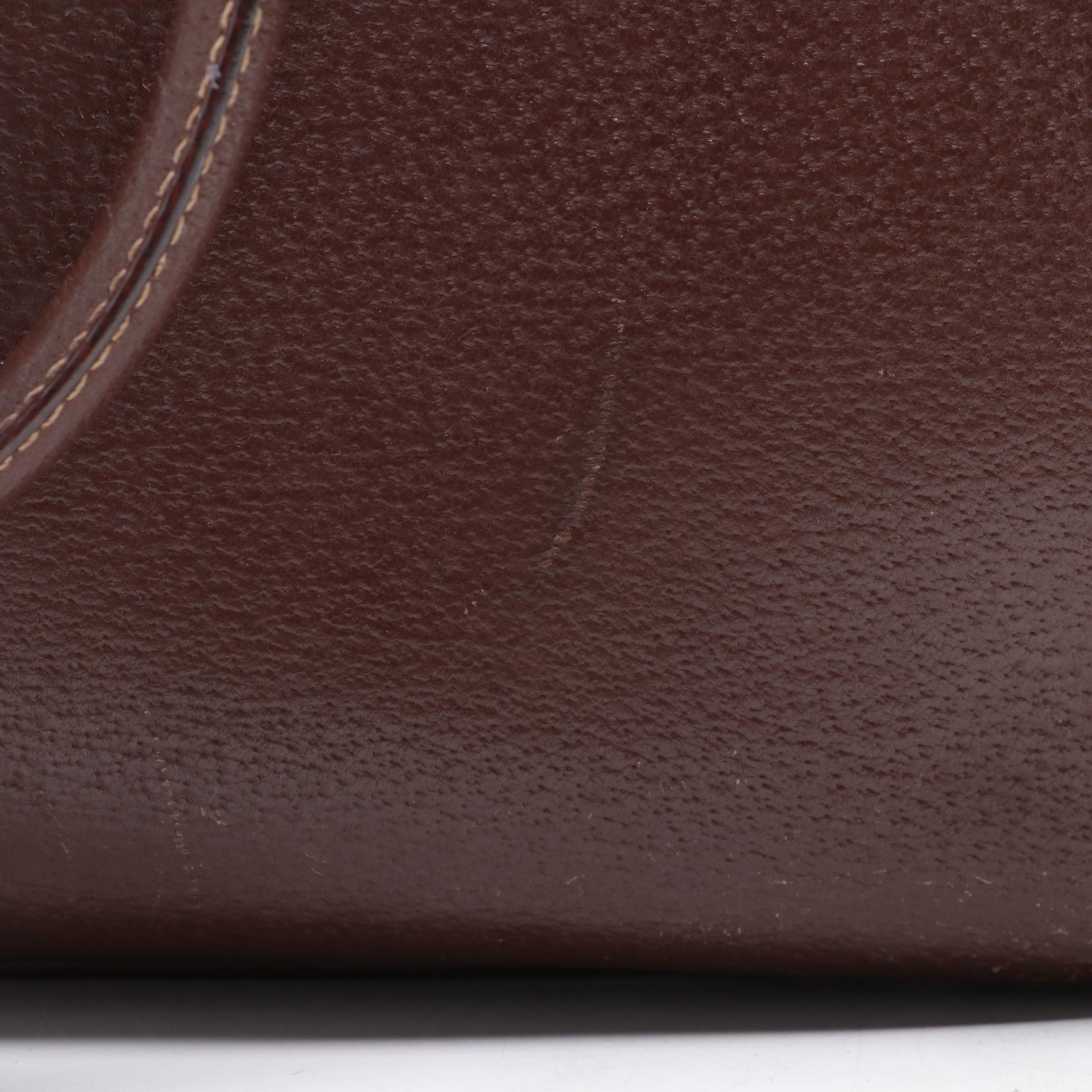 Prada Locking Business Satchel in Cinghiale Leather