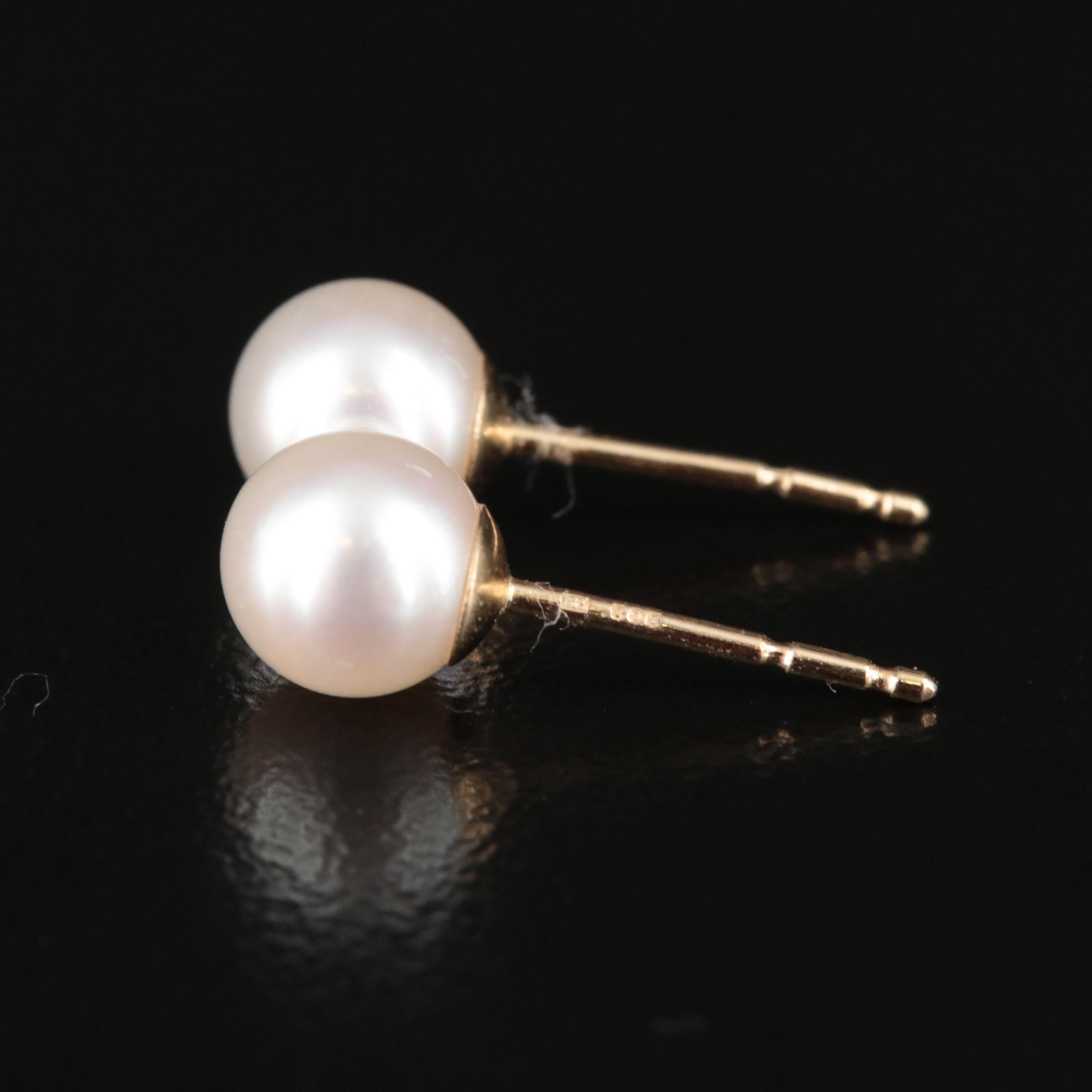 Sea Magic by Mikimoto 14K Pearl Earrings