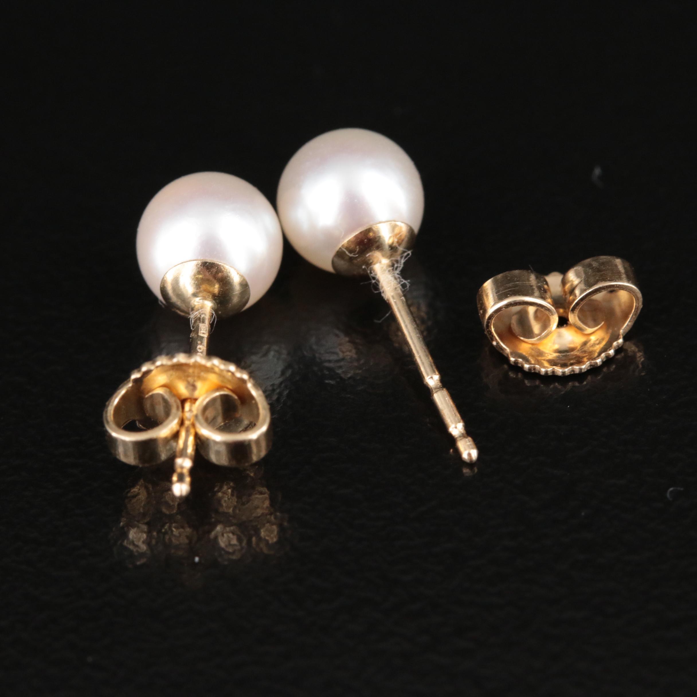 Sea Magic by Mikimoto 14K Pearl Earrings