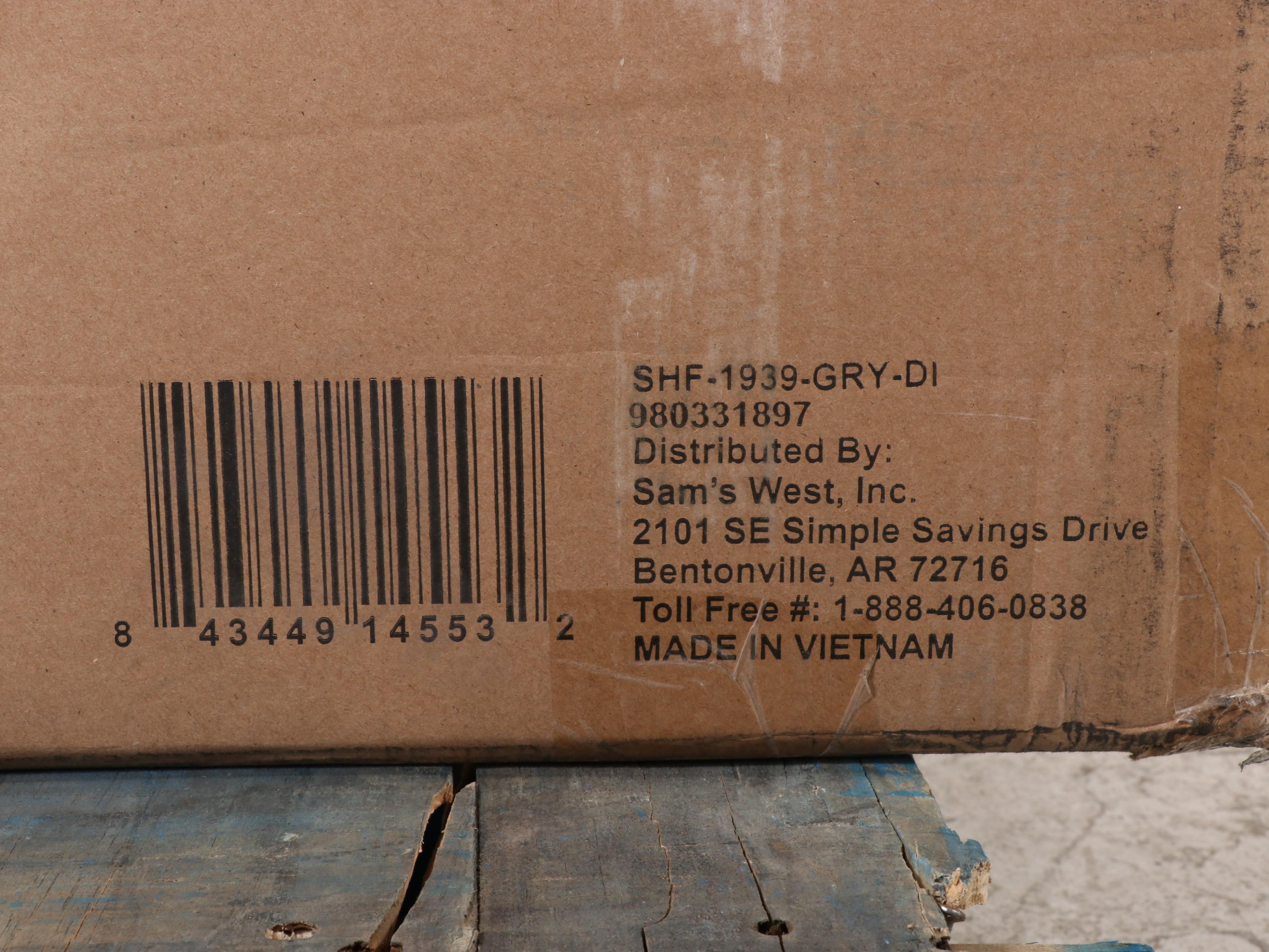 Abbyson Living Travis Power Theater Recliner with Table in Gray