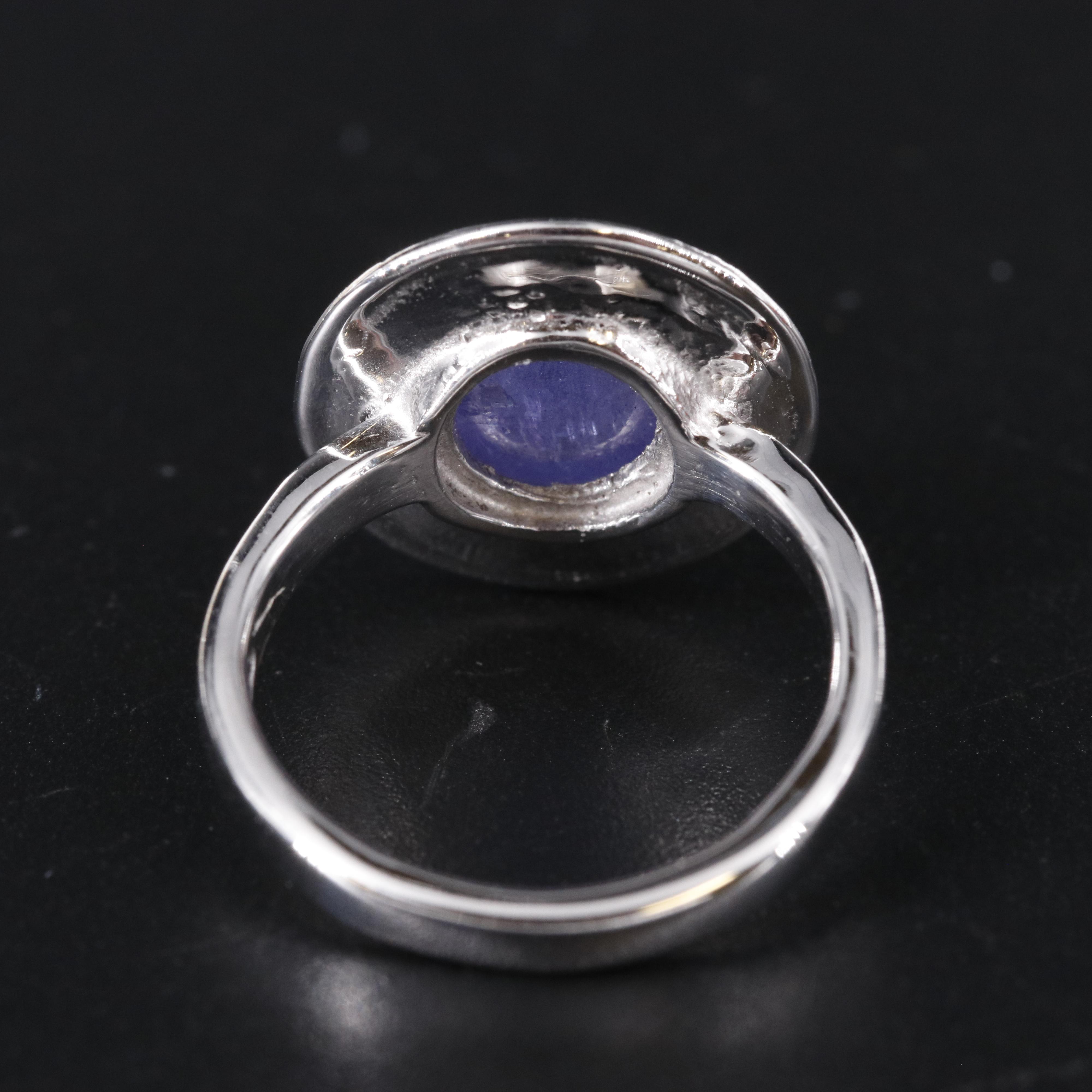 Sterling Silver Tanzanite Ring