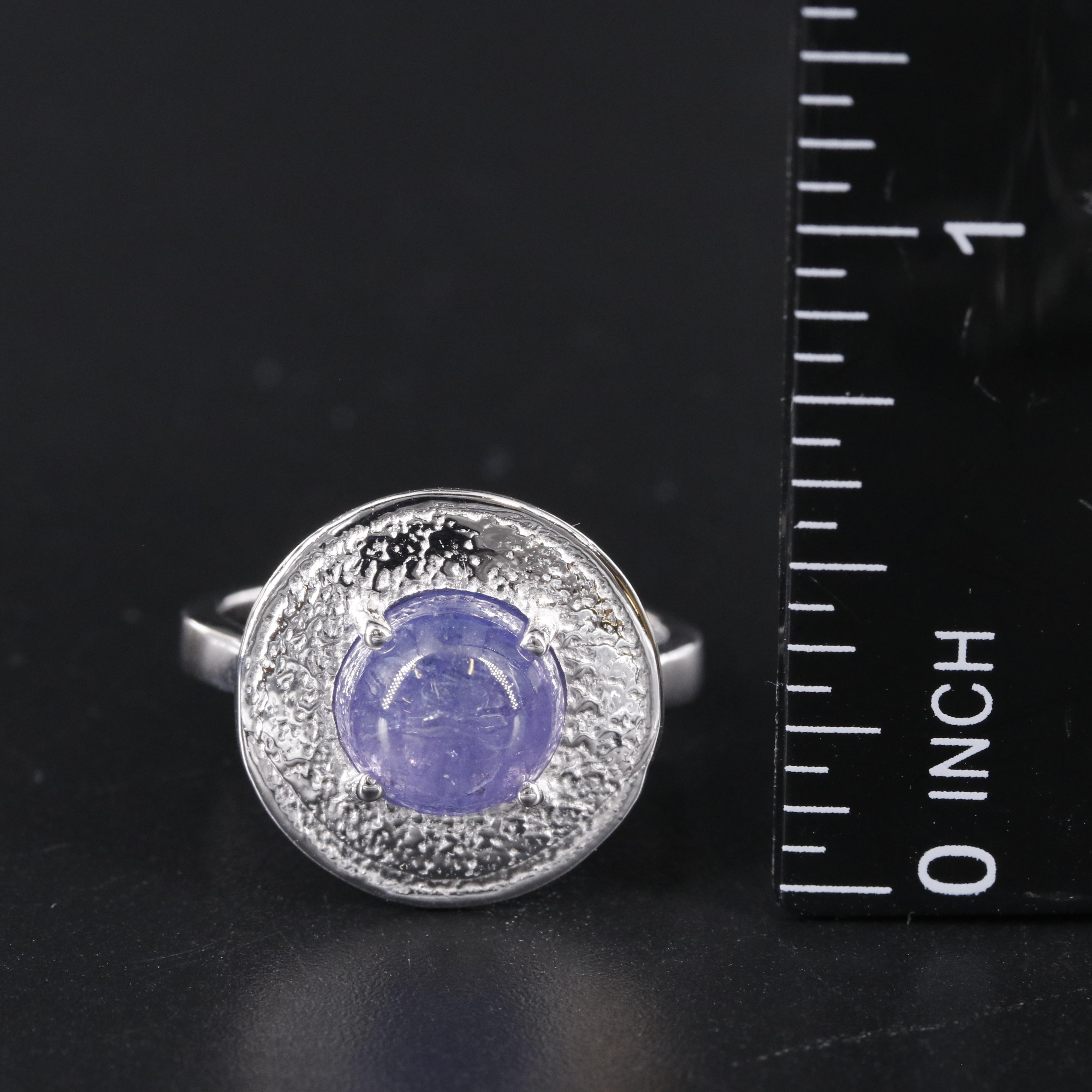 Sterling Silver Tanzanite Ring