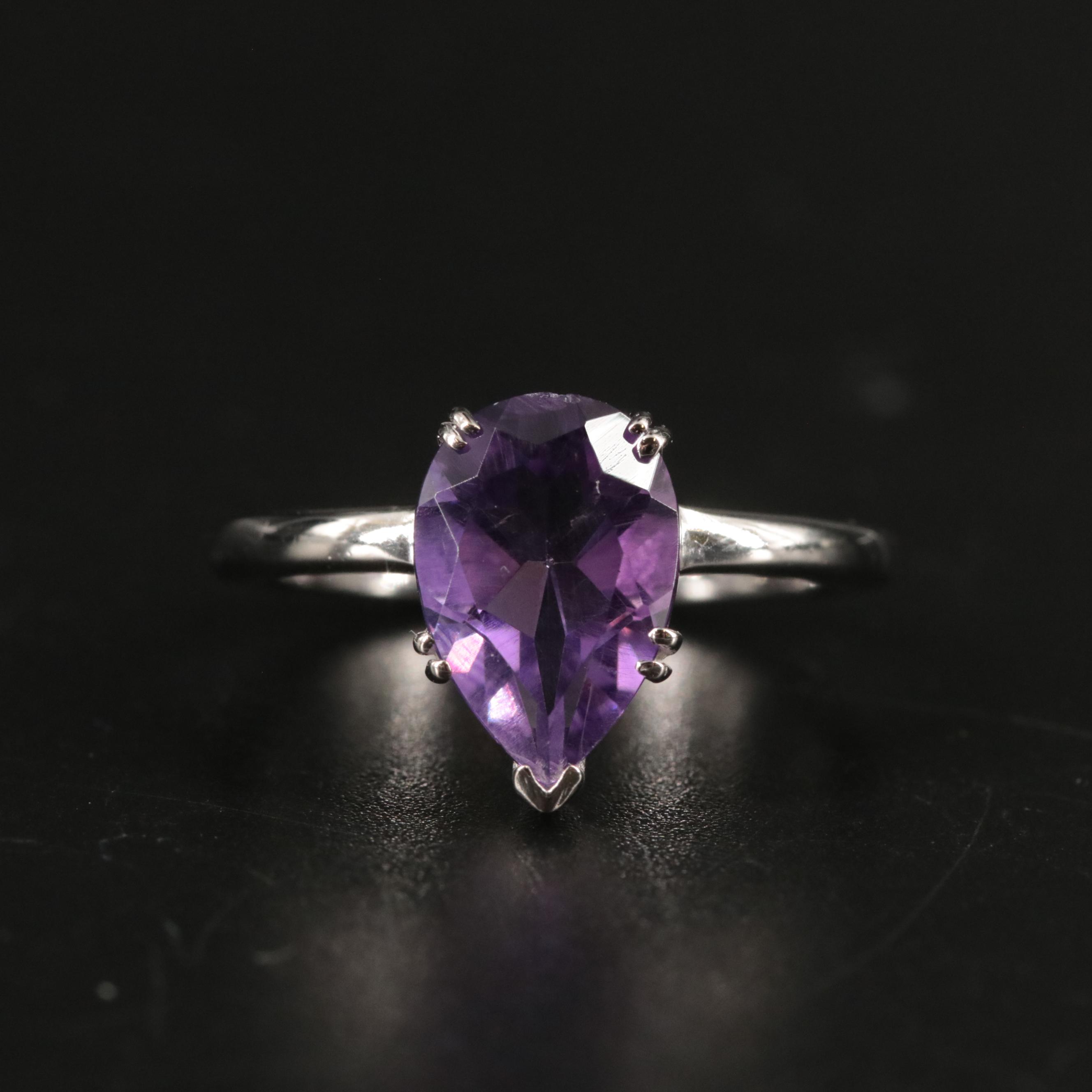 Sterling Amethyst Ring