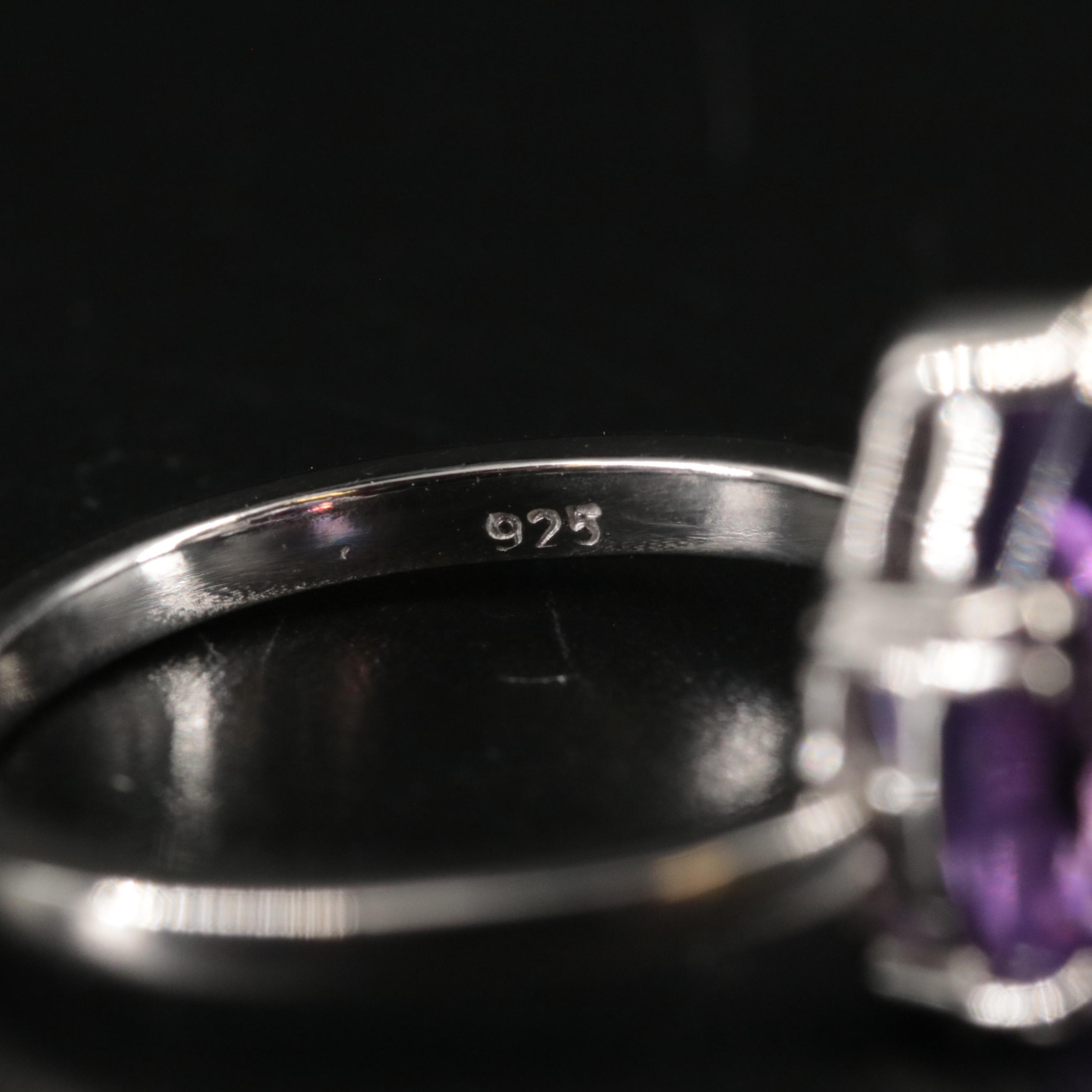 Sterling Amethyst Ring