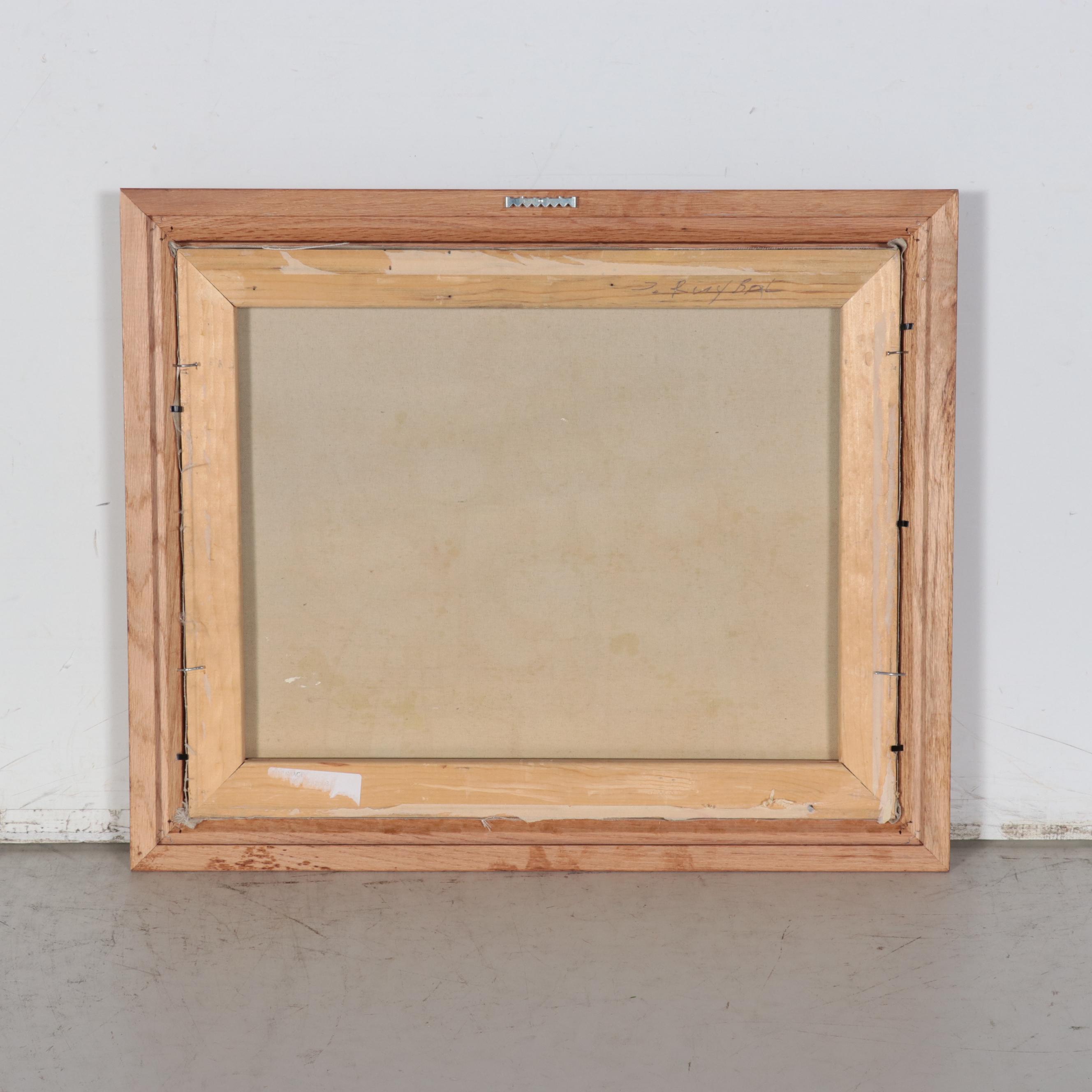 J. Roybal School Oil Painting of Children With Instruments