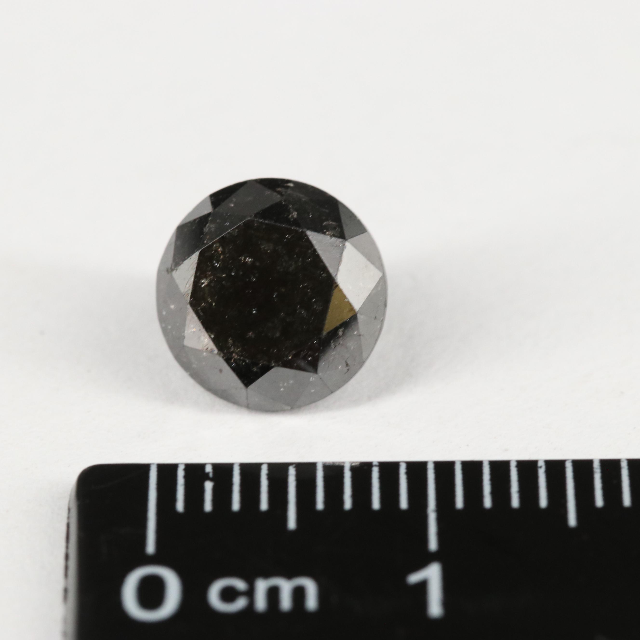Loose 3.51 CT Black Diamond