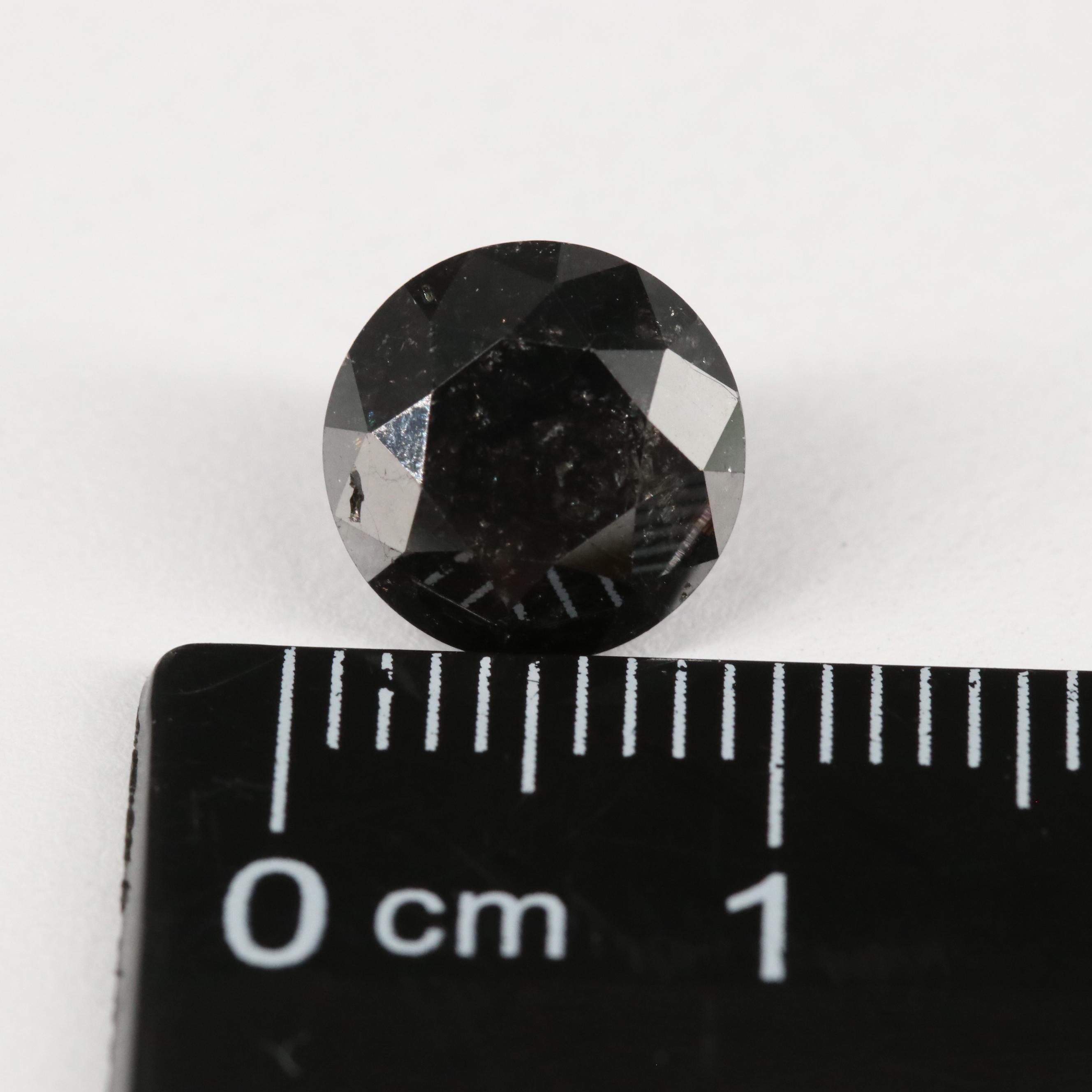 Loose 3.12 CT Black Diamond