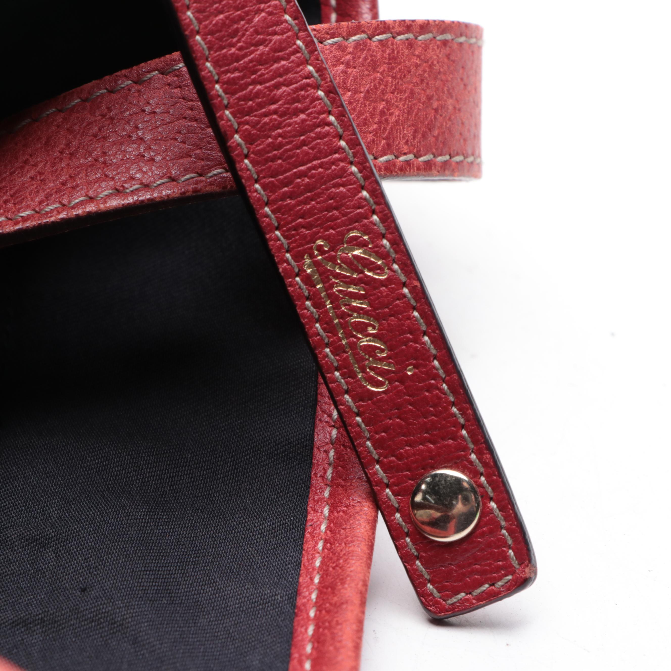 Gucci Abbey D-Ring Hobo Bag in GG Canvas and Leather Trim