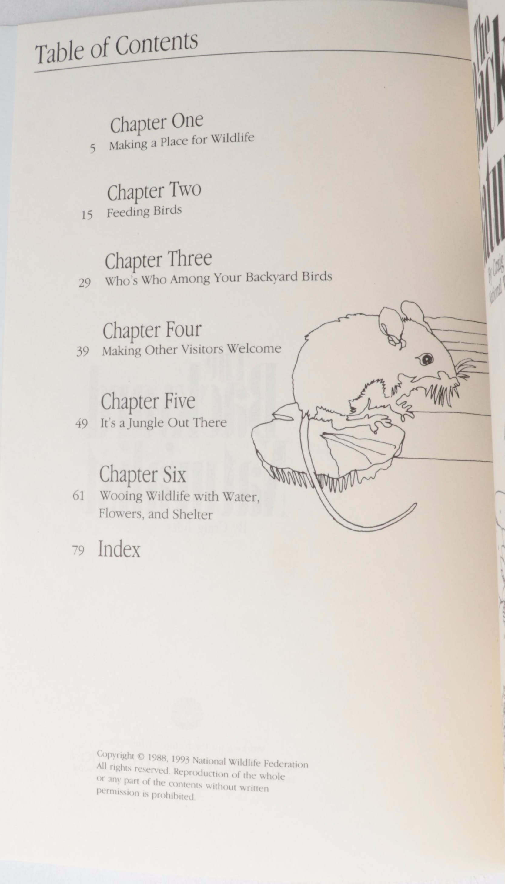 "The Backyard Naturalist" by Craig Tufts and More Nature Guide Books