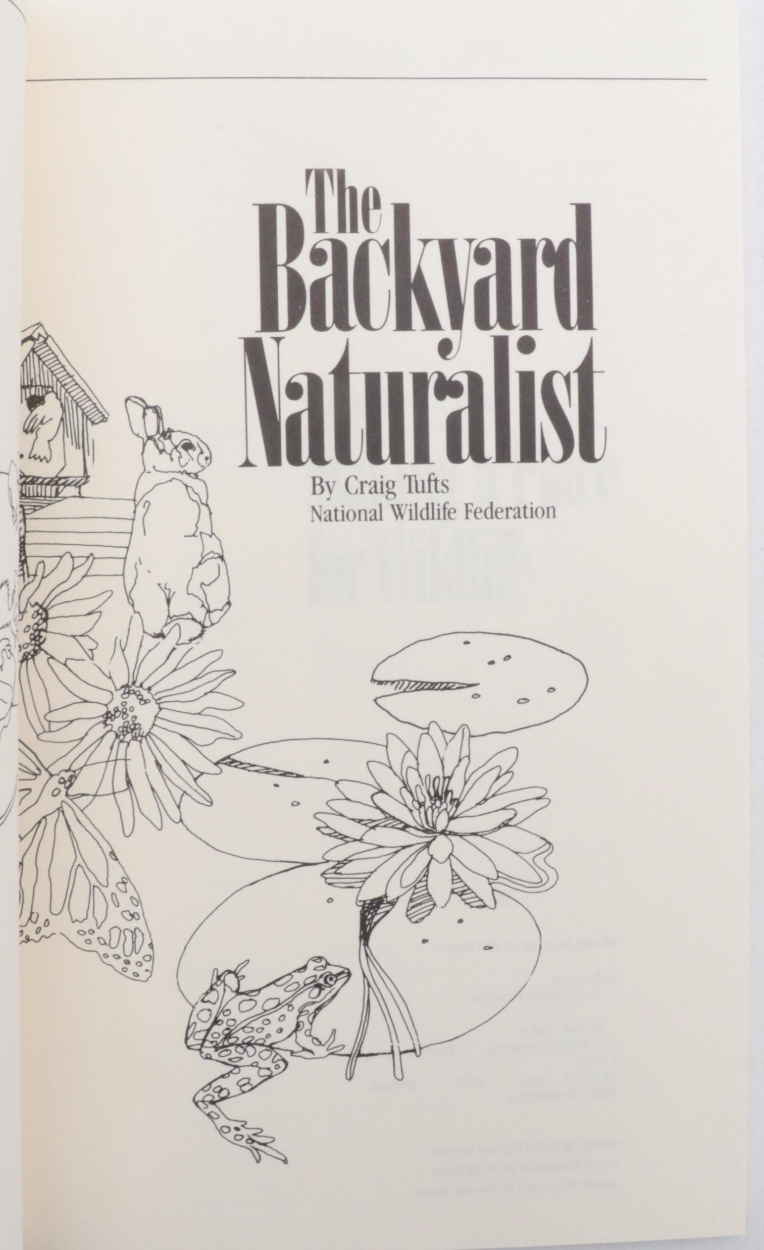 "The Backyard Naturalist" by Craig Tufts and More Nature Guide Books