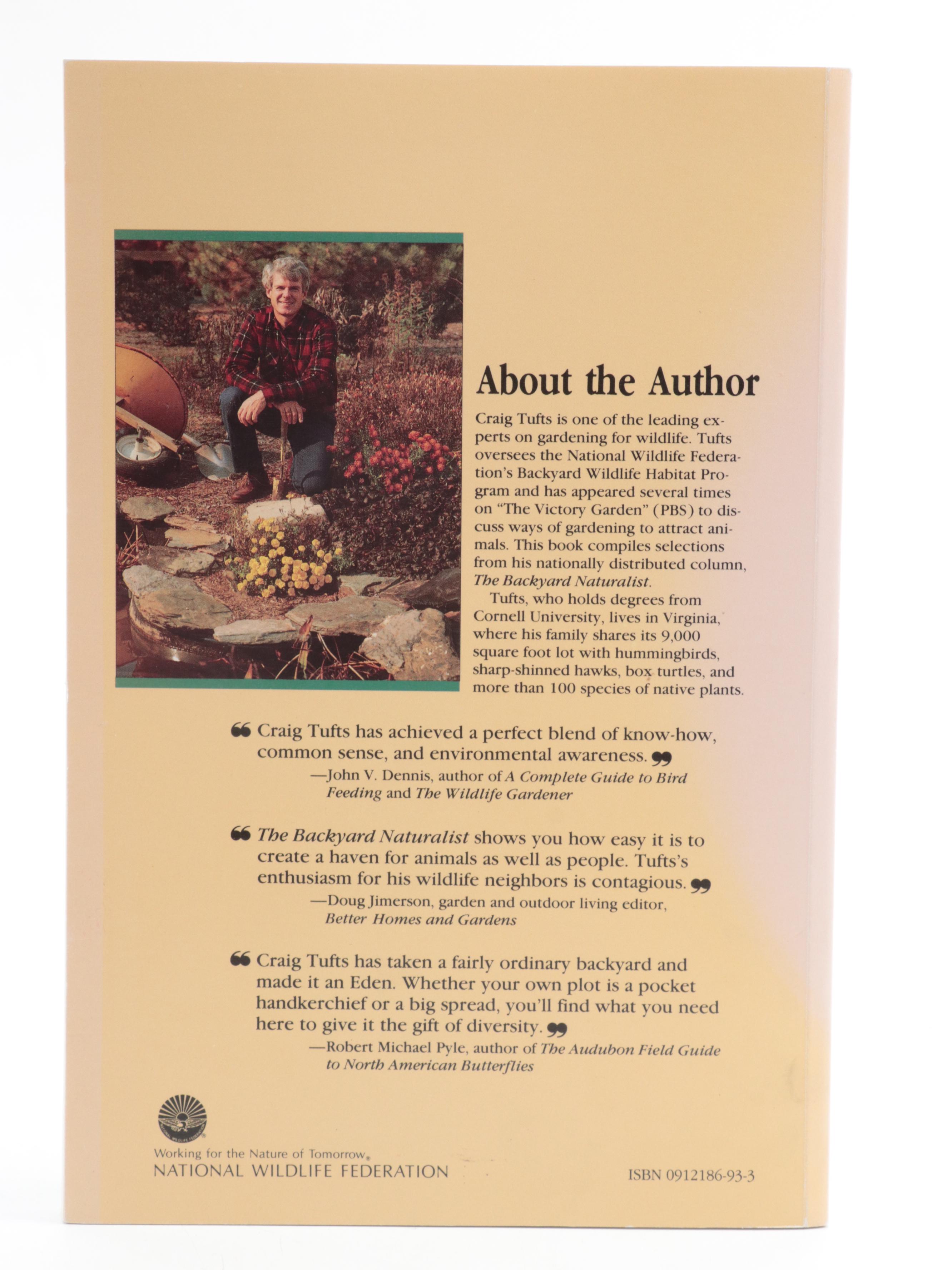 "The Backyard Naturalist" by Craig Tufts and More Nature Guide Books