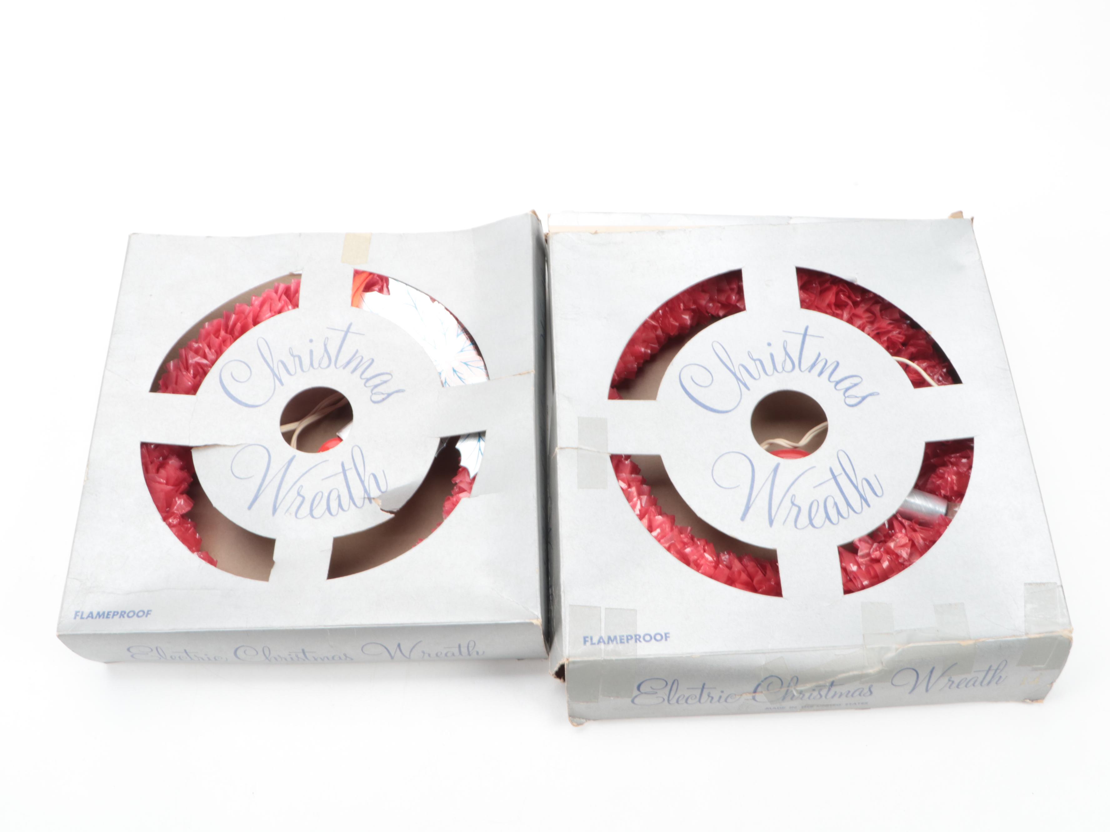 Illuminated Bell Clusters with Other Ornaments and Décor, Mid to Late 20th C.