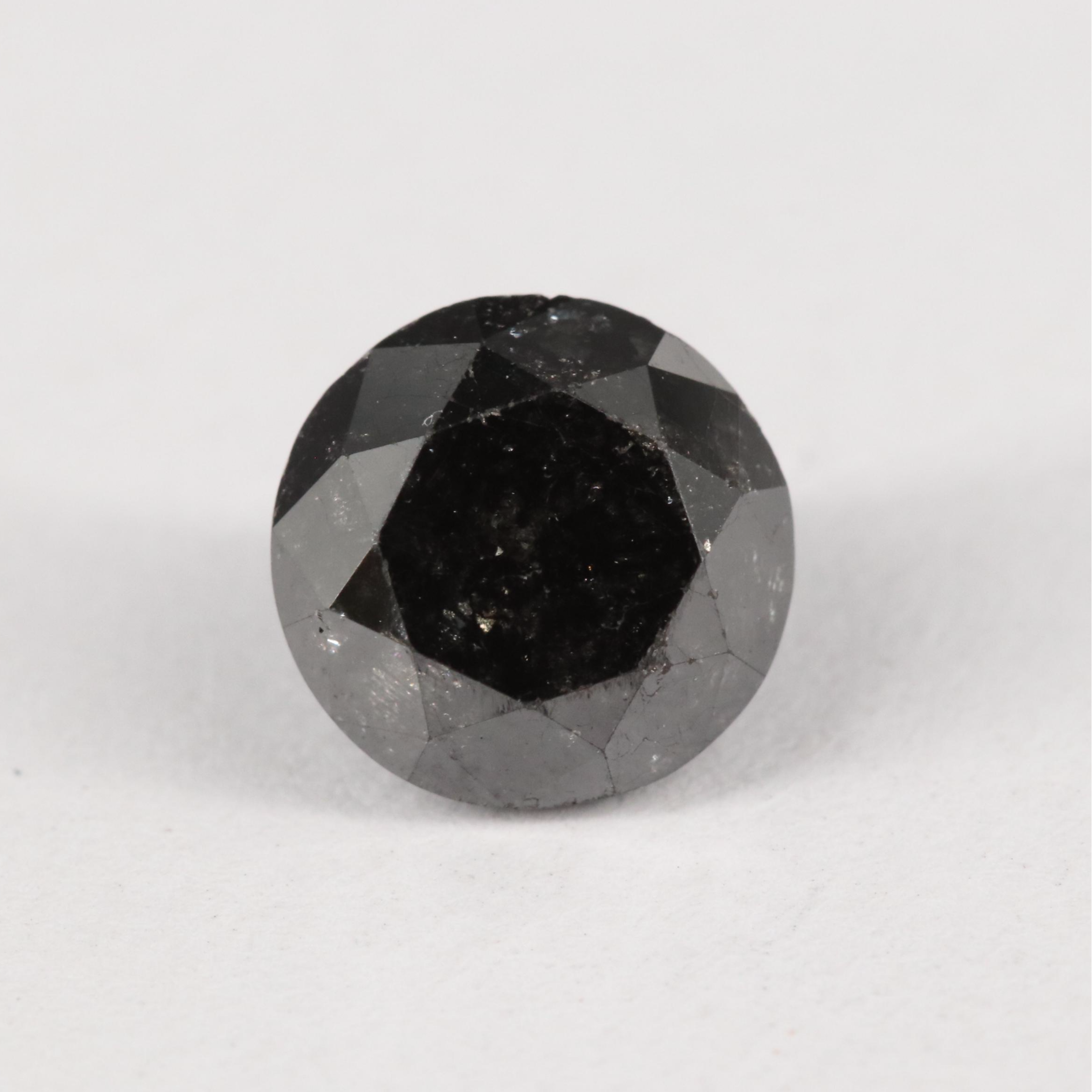 Loose 3.02 CT Black Diamond
