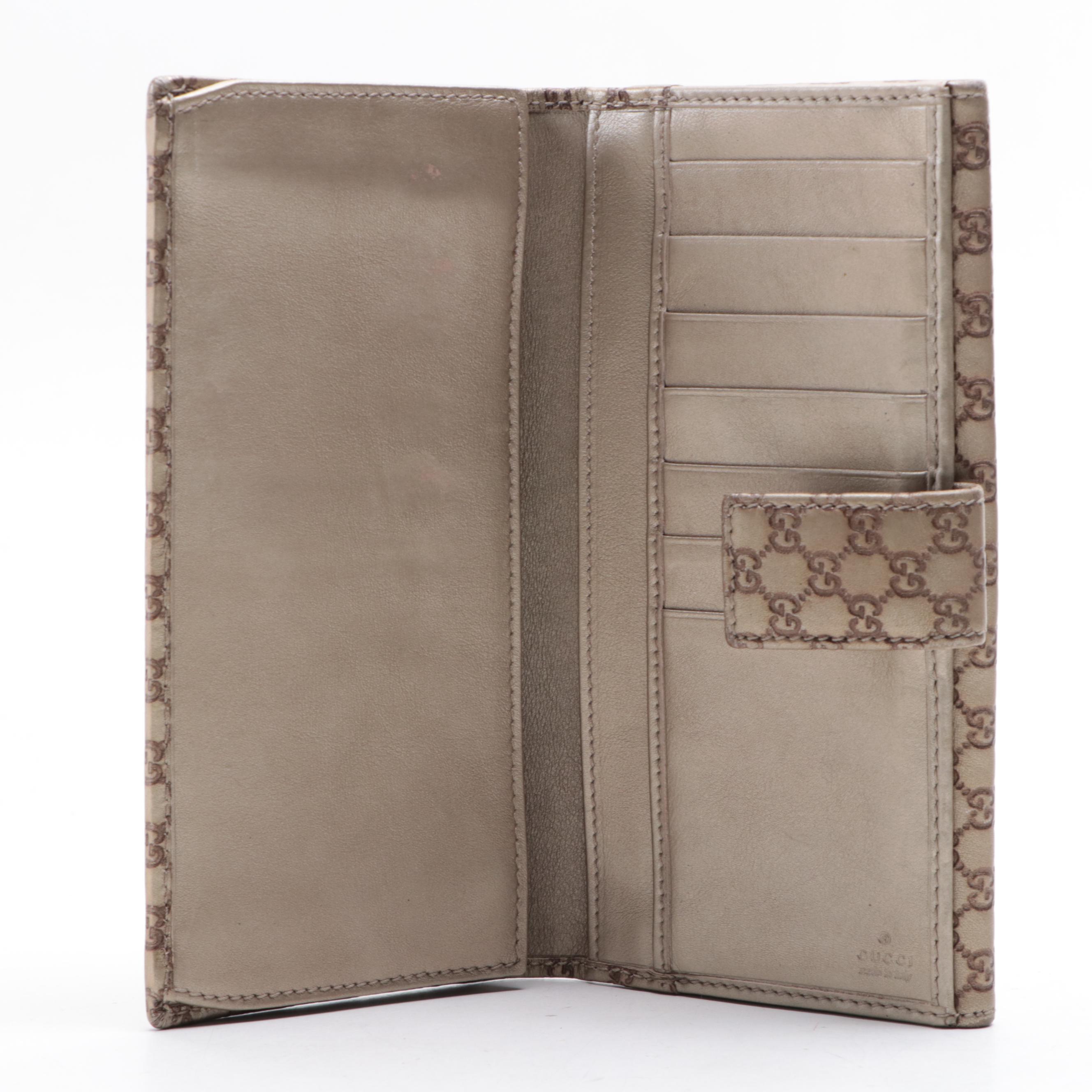 Gucci Long Wallet in GG Microguccissima Leather