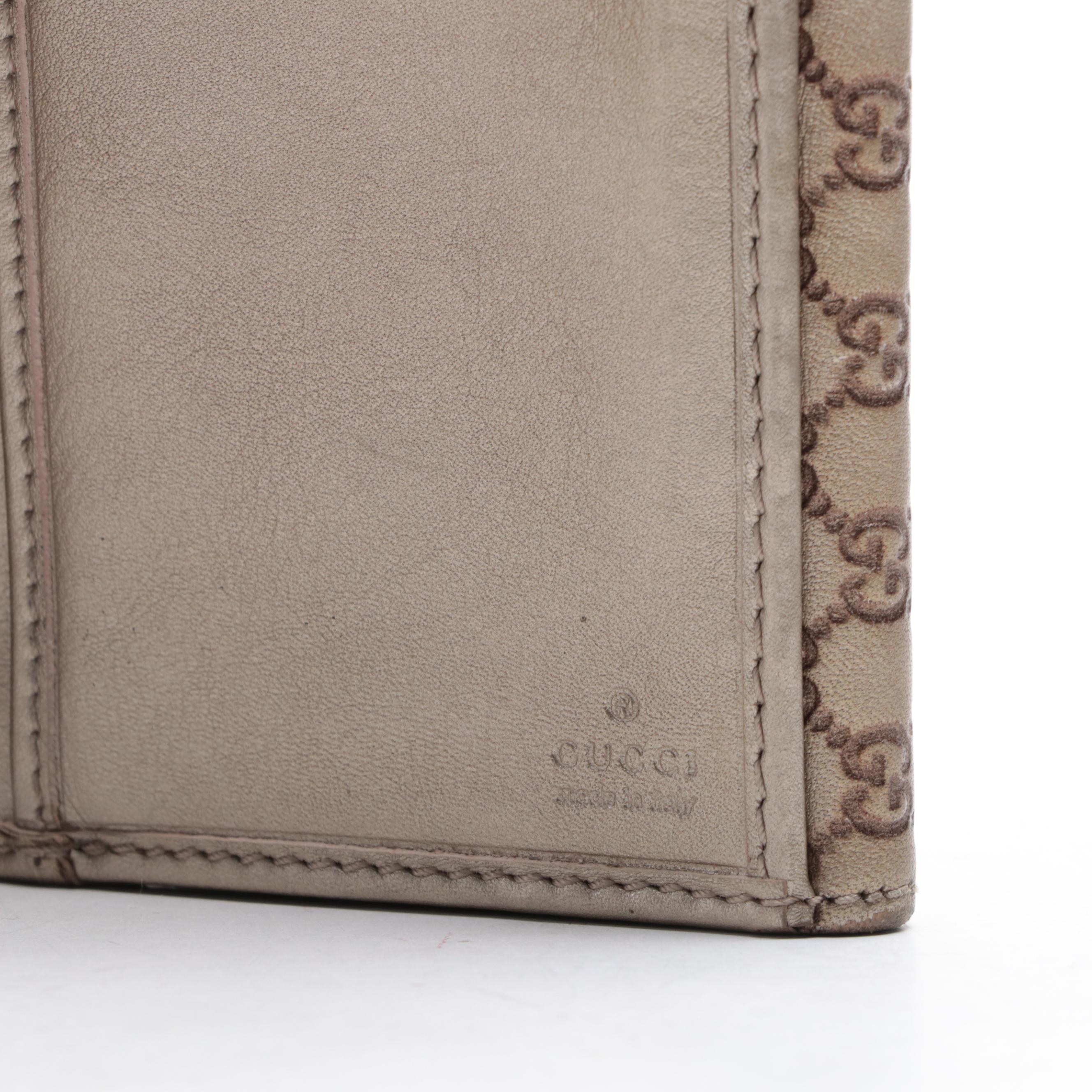 Gucci Long Wallet in GG Microguccissima Leather