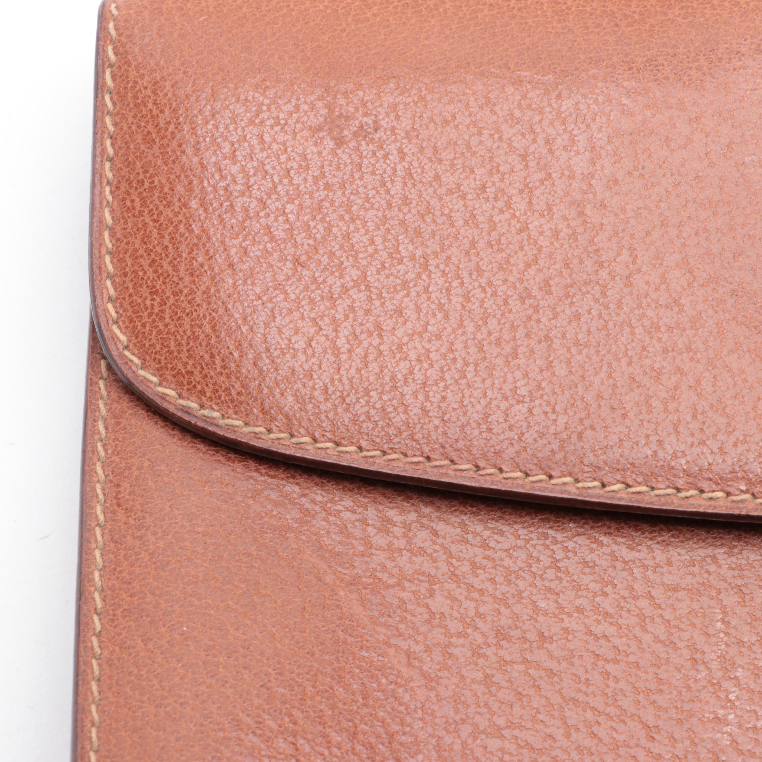 Gucci Web Clutch in Leather