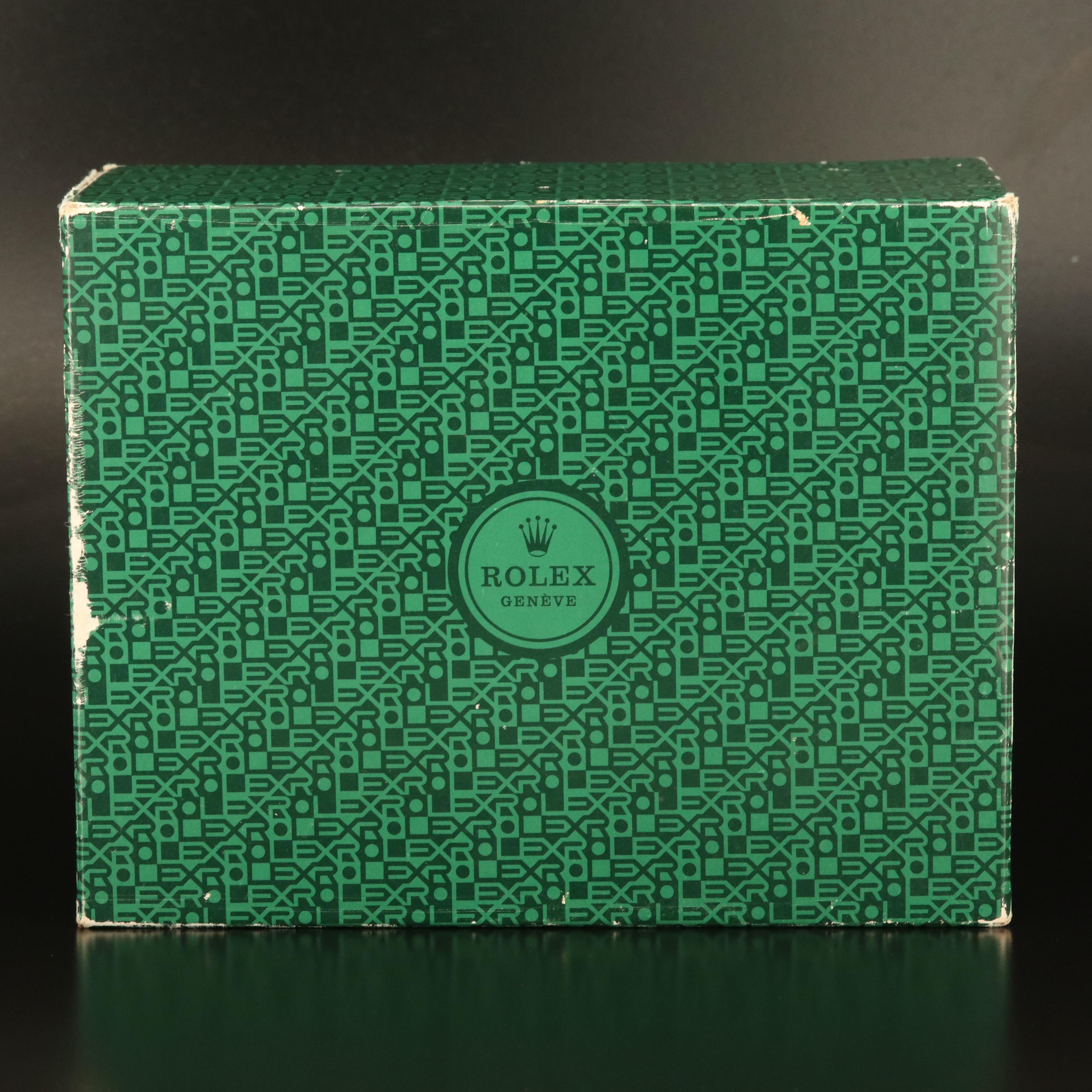 1991 18K Rolex Submariner Date Watch with Diamond and Sapphire Dial