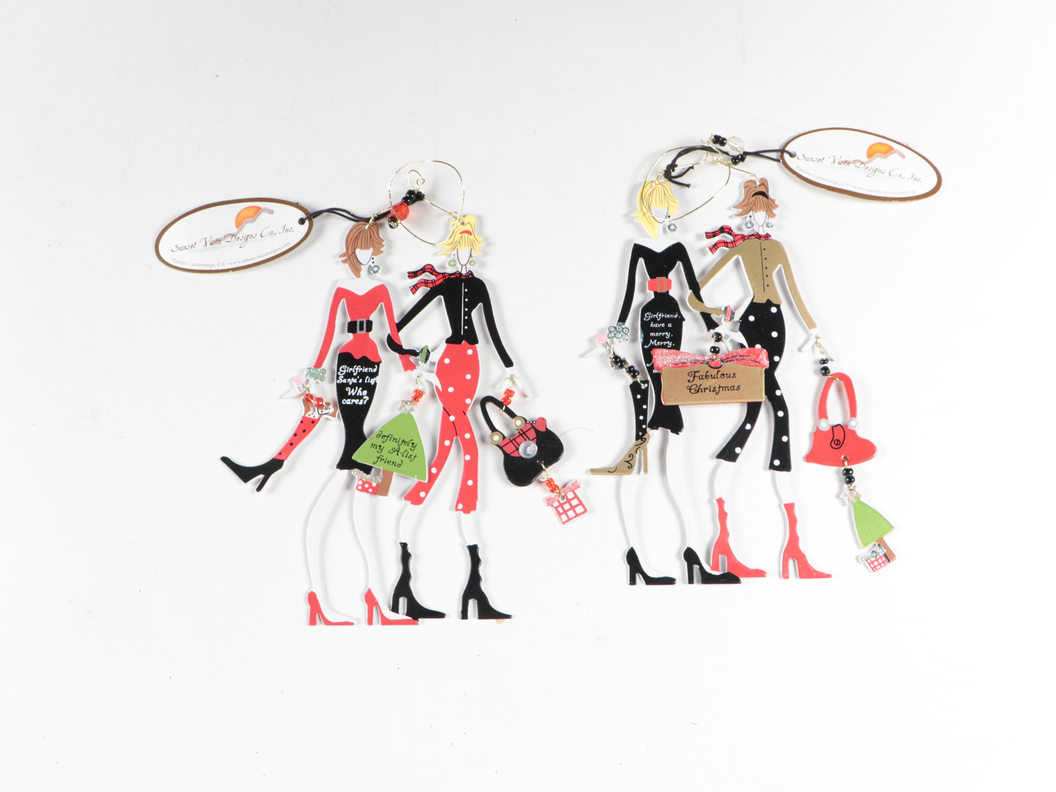 Pottery Barn 12 Days of Christmas with Marquise by Waterford and Other Ornaments