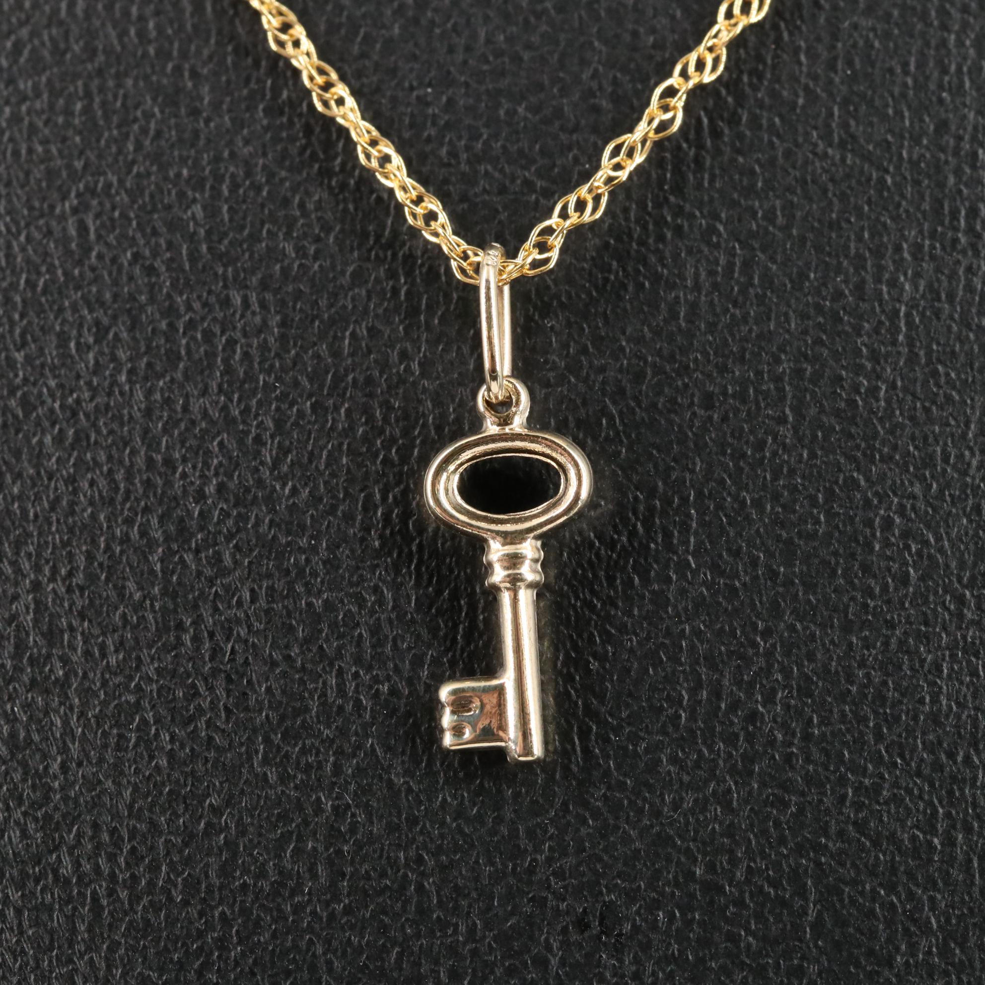 Key Pendant Necklace