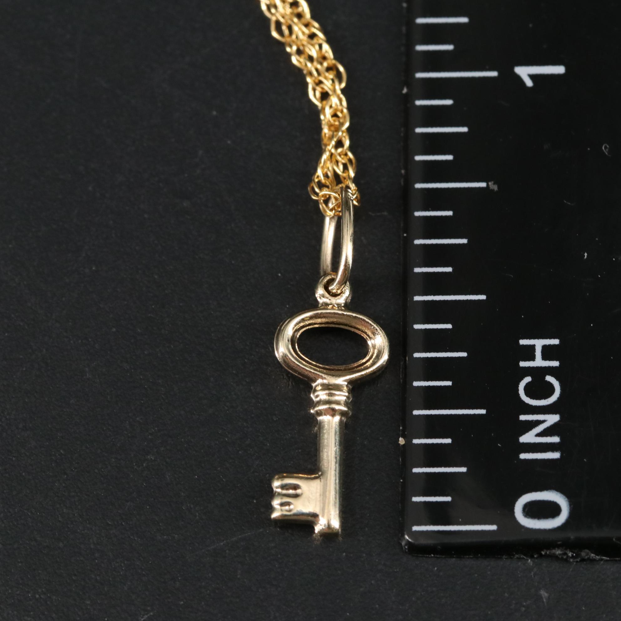 Key Pendant Necklace