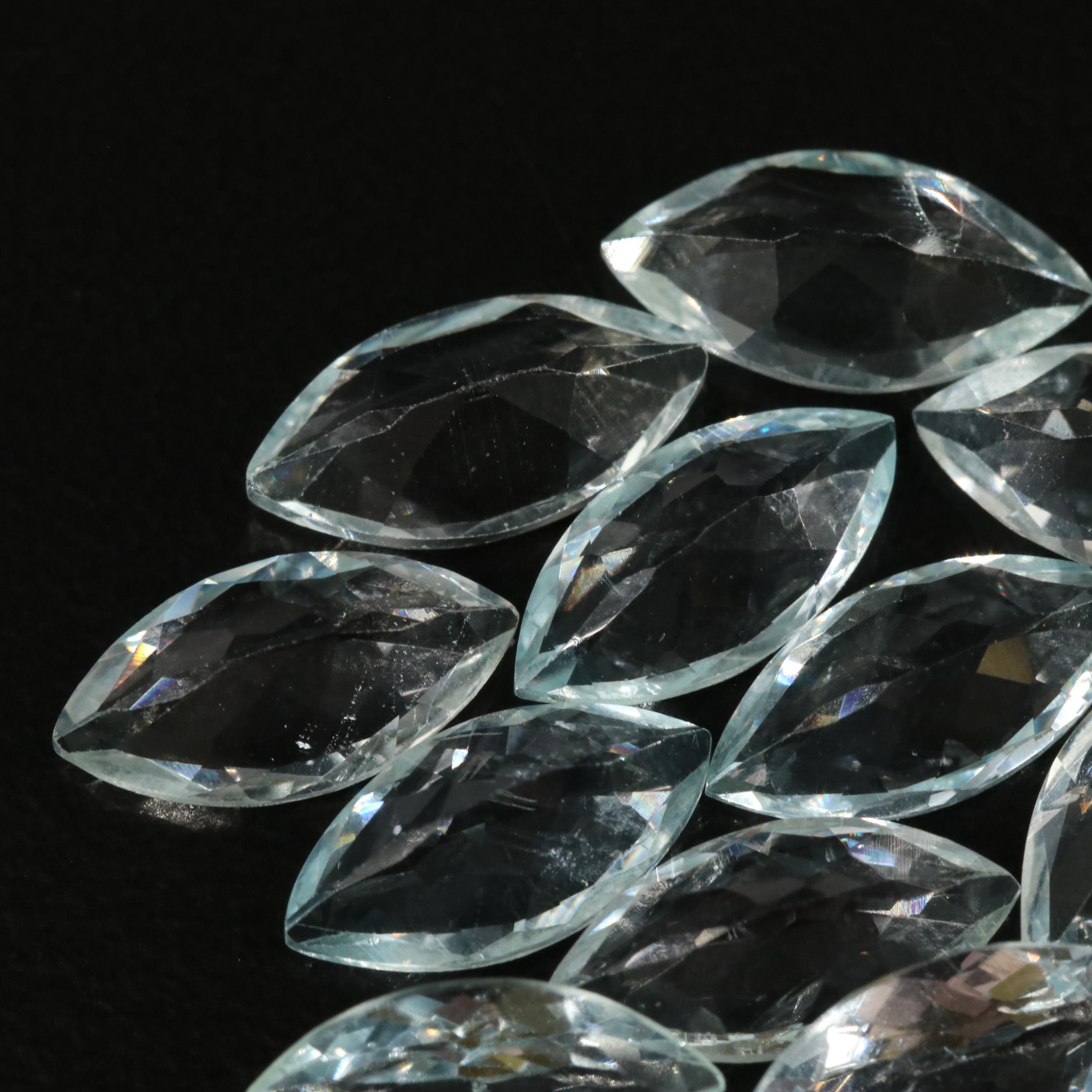 Loose 10.77 CTW Aquamarine Lot