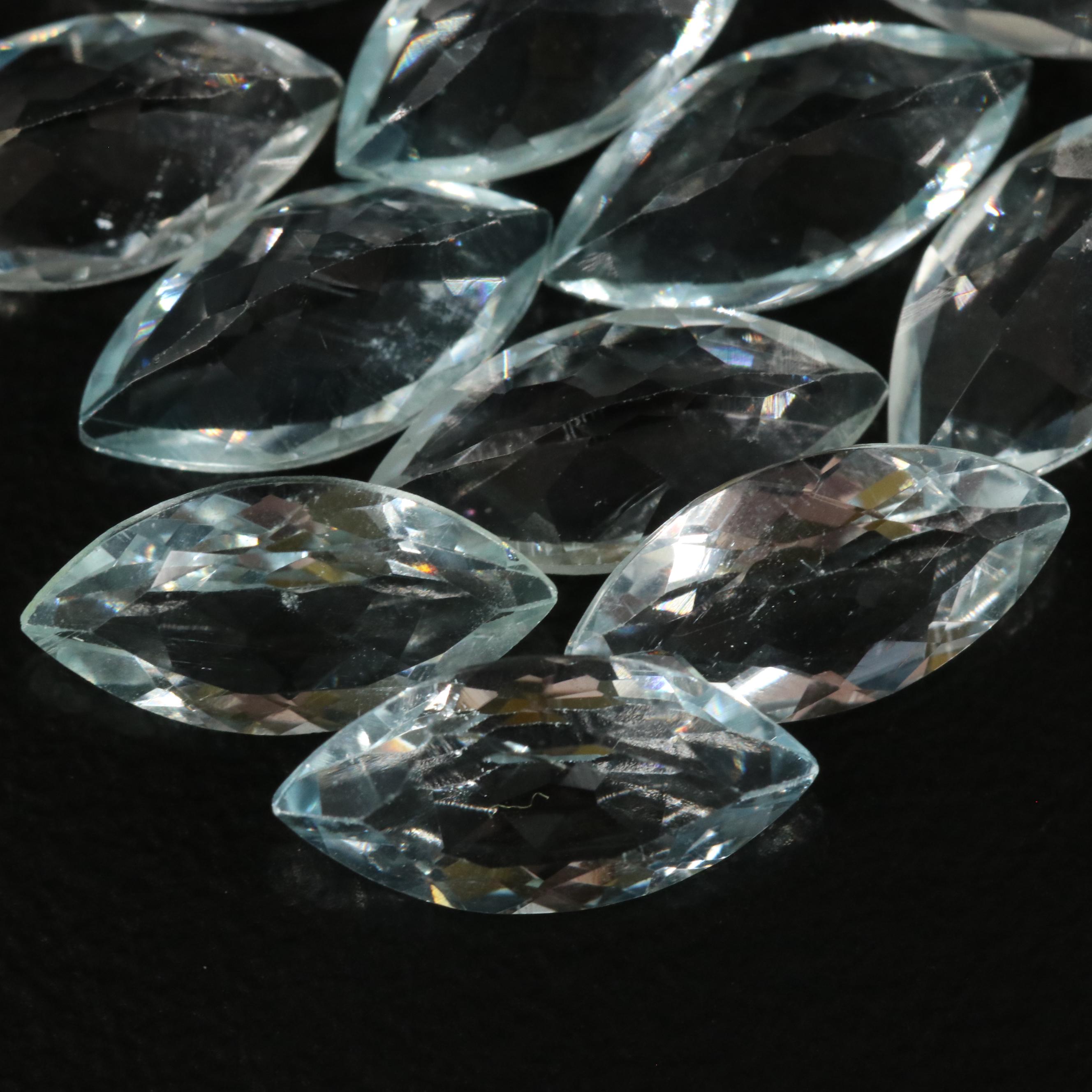 Loose 10.77 CTW Aquamarine Lot