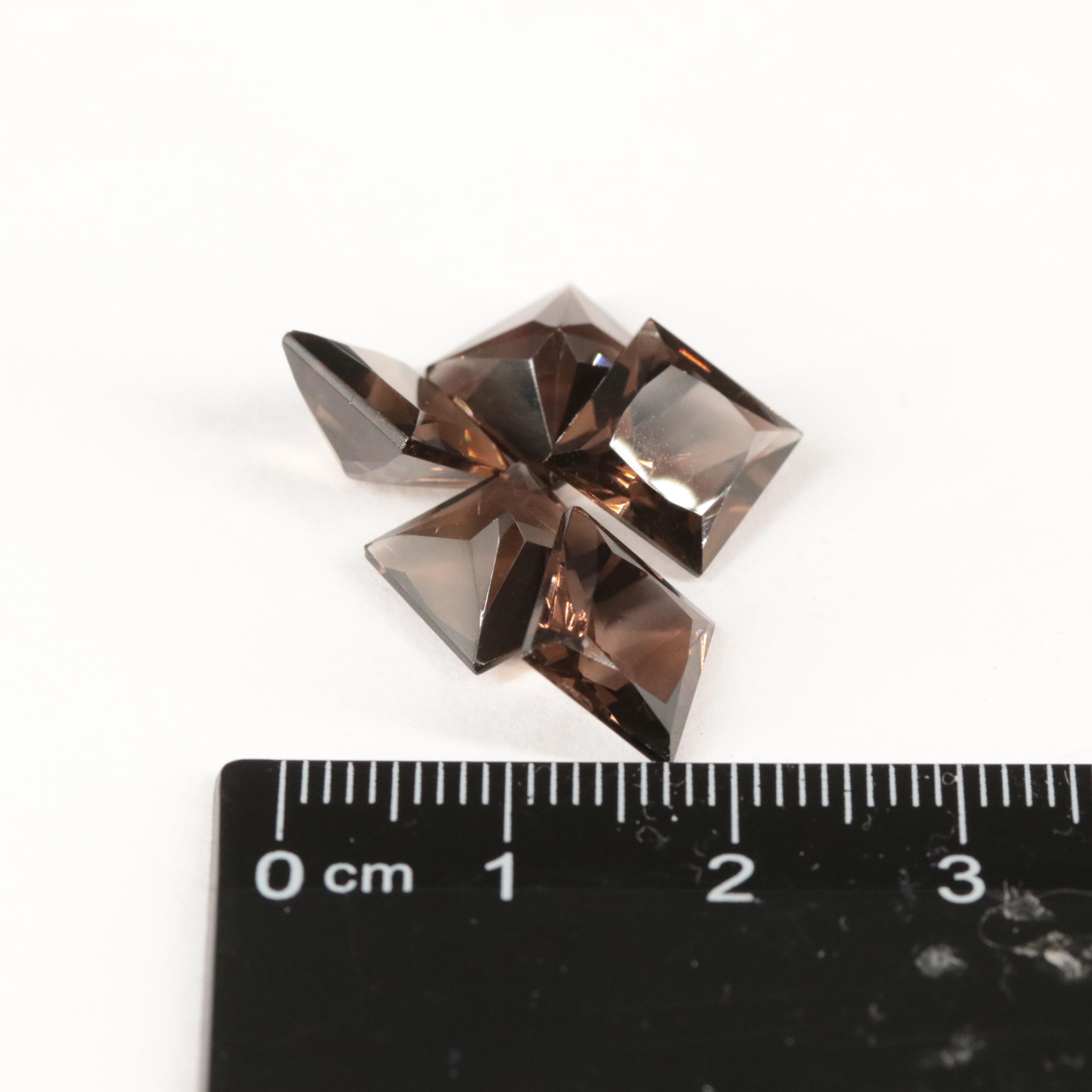 Loose 15.17 CTW Smoky Quartz Lot