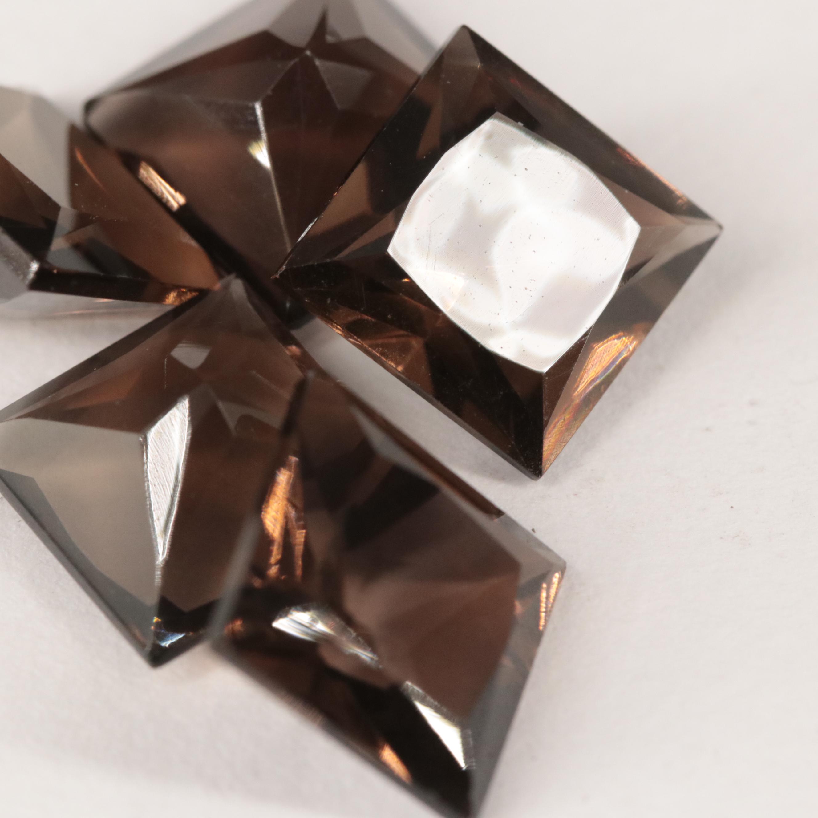 Loose 15.17 CTW Smoky Quartz Lot