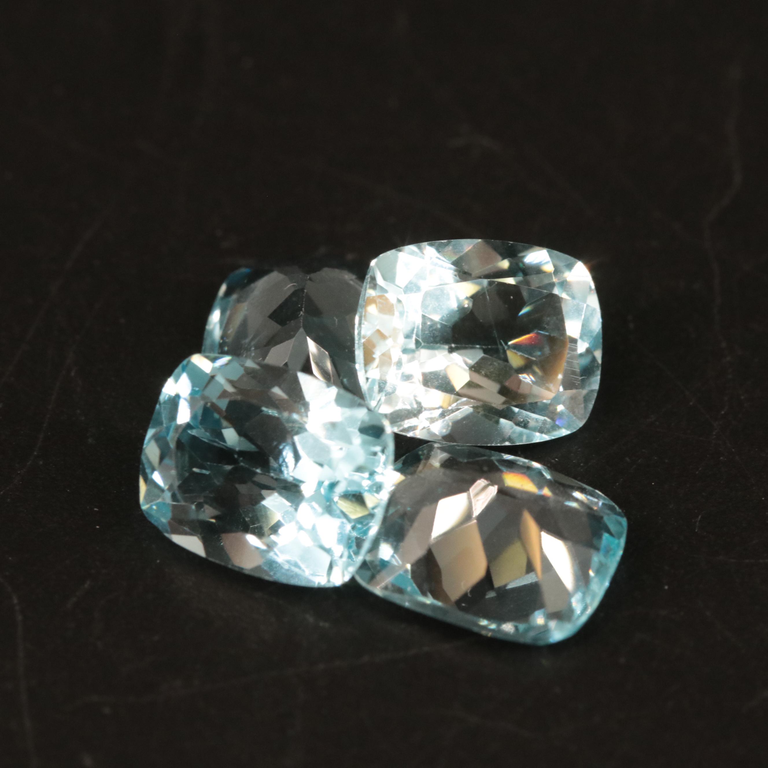Loose 12.48 CTW Blue Topaz Lot