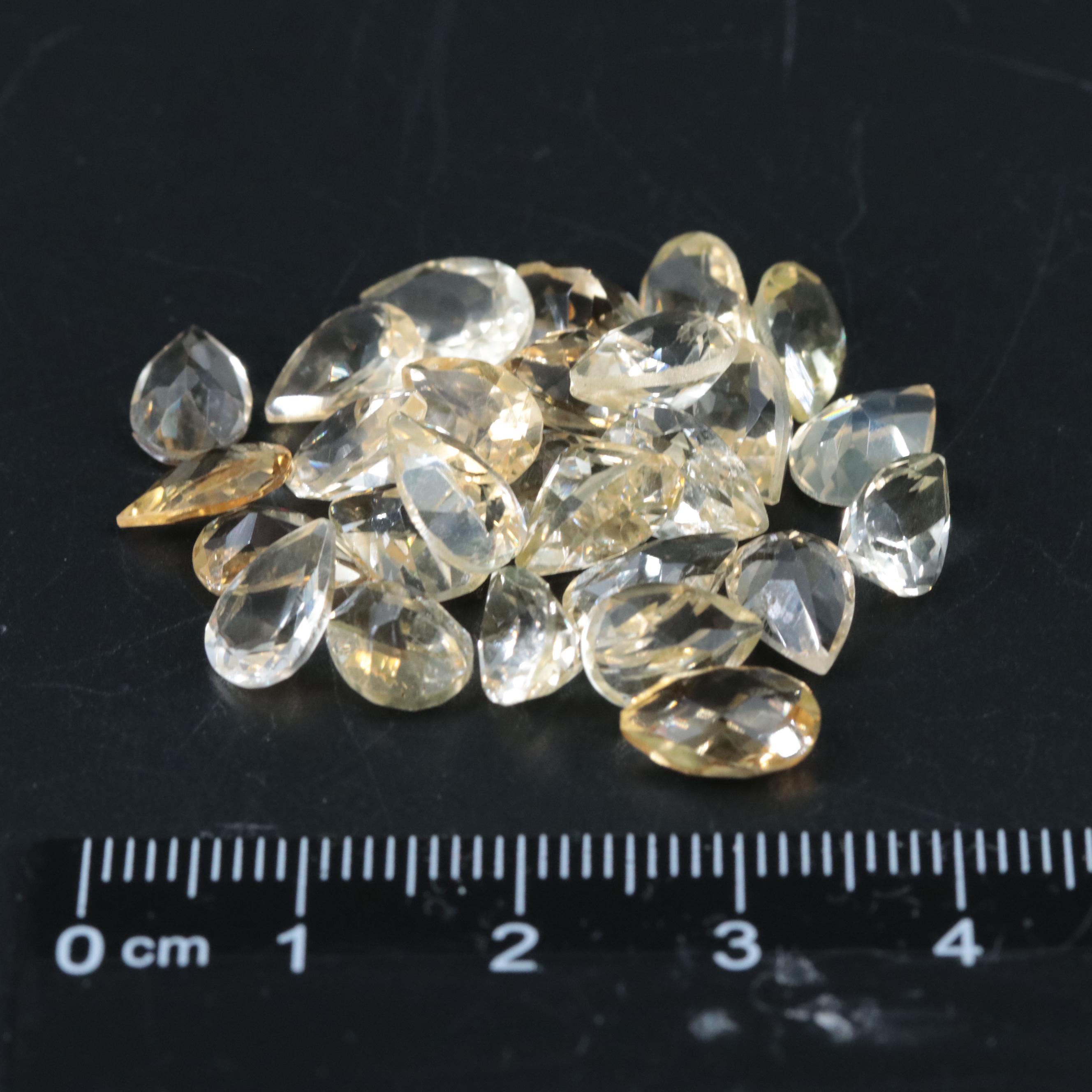 Loose 34.42 CTW Citrine Lot
