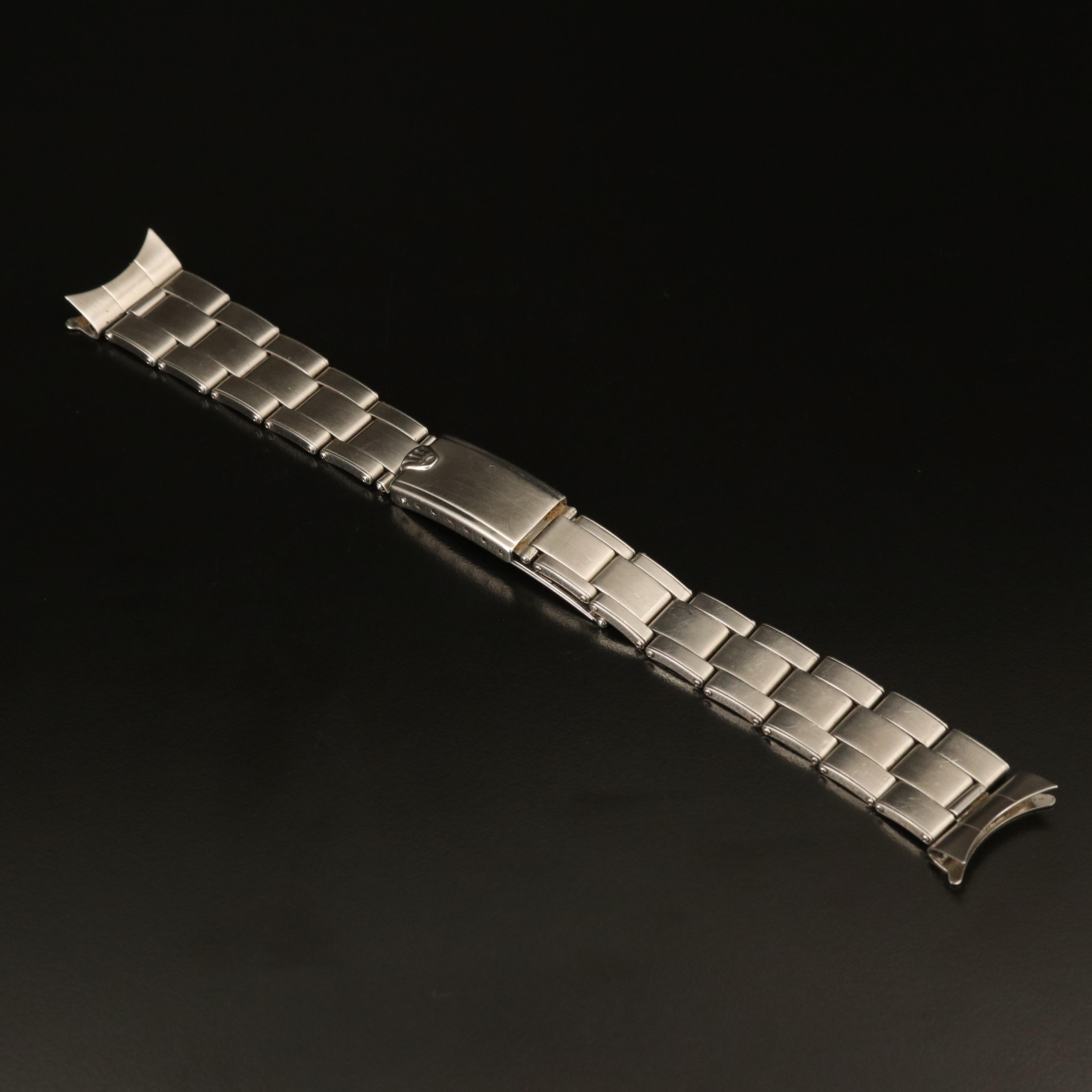 1978 Rolex 19.00 MM Stainless Steel Oyster Bracelet