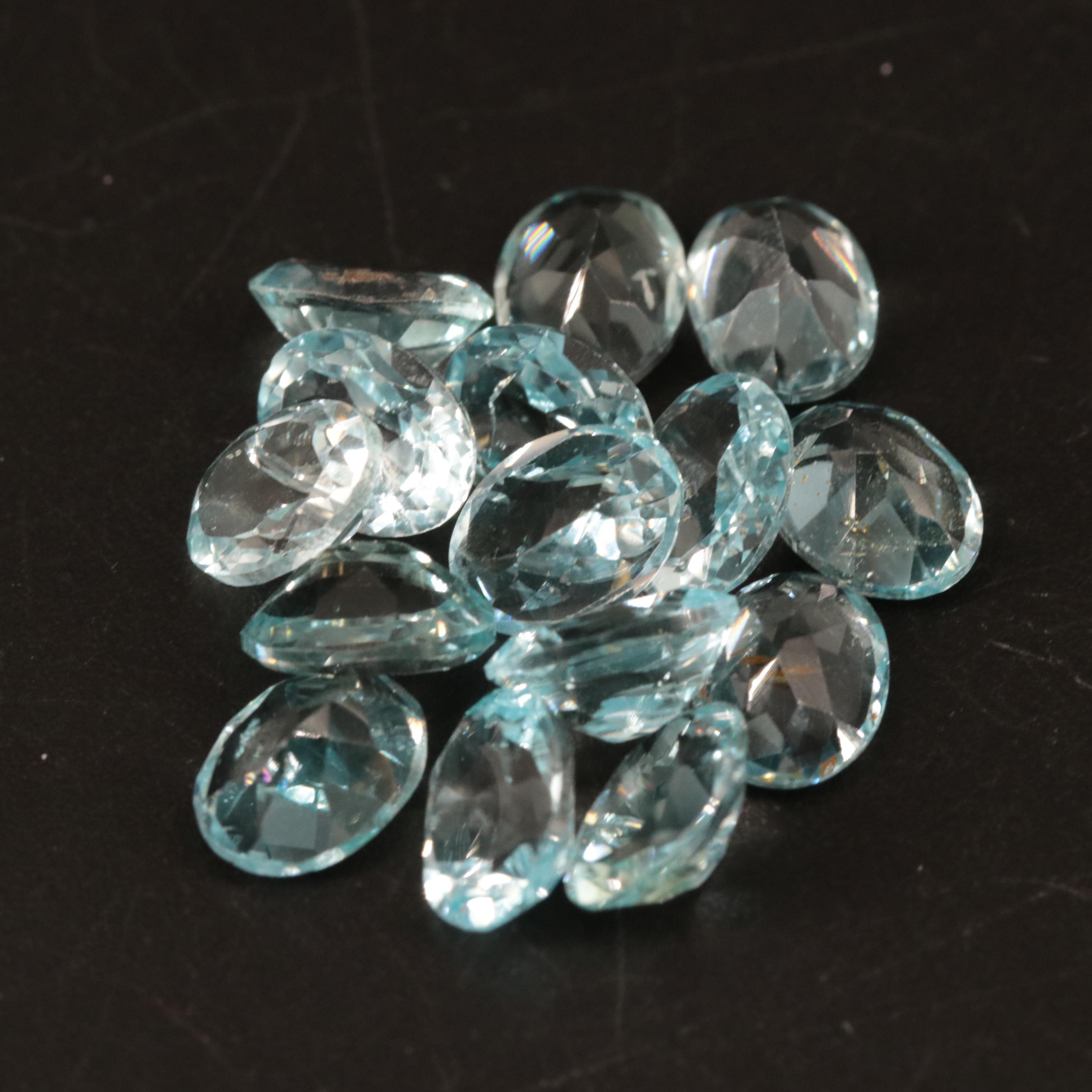 Loose 21.81 CTW Blue Topaz