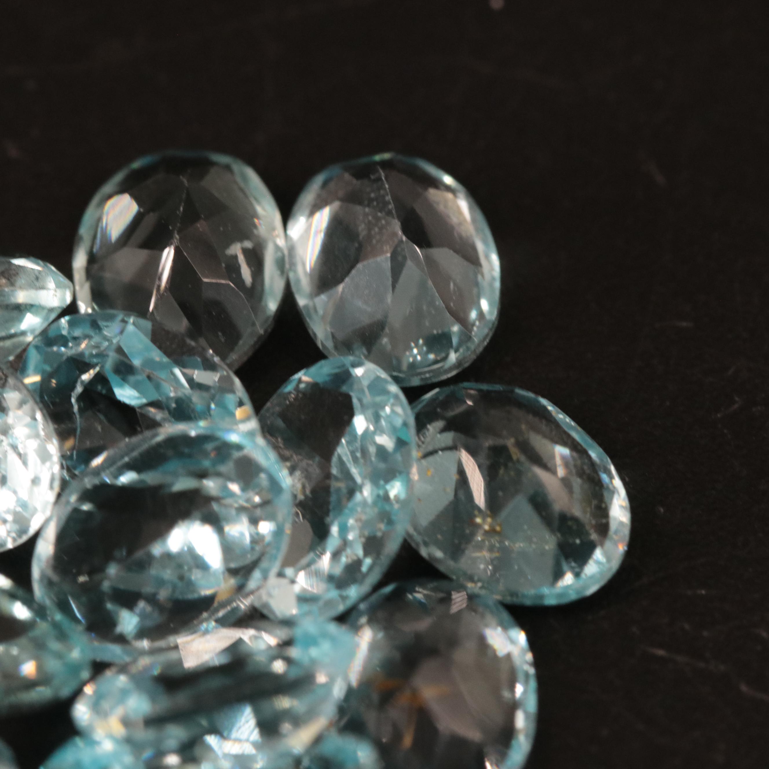 Loose 21.81 CTW Blue Topaz