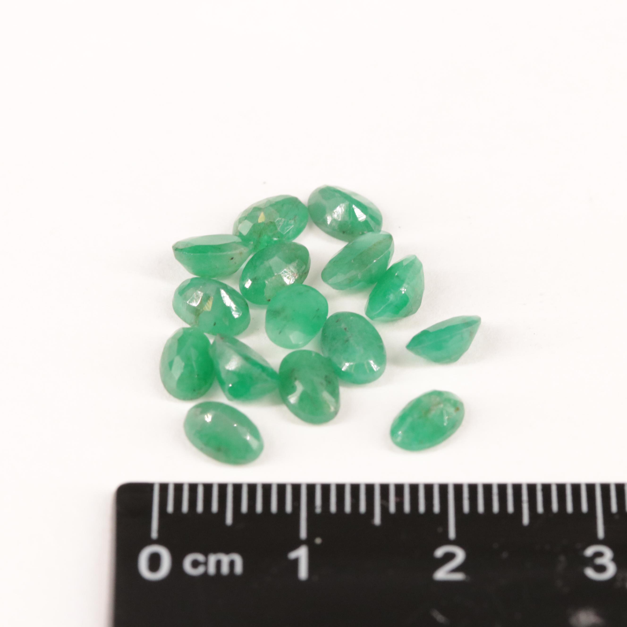 Loose 6.90 CTW Emerald Lot