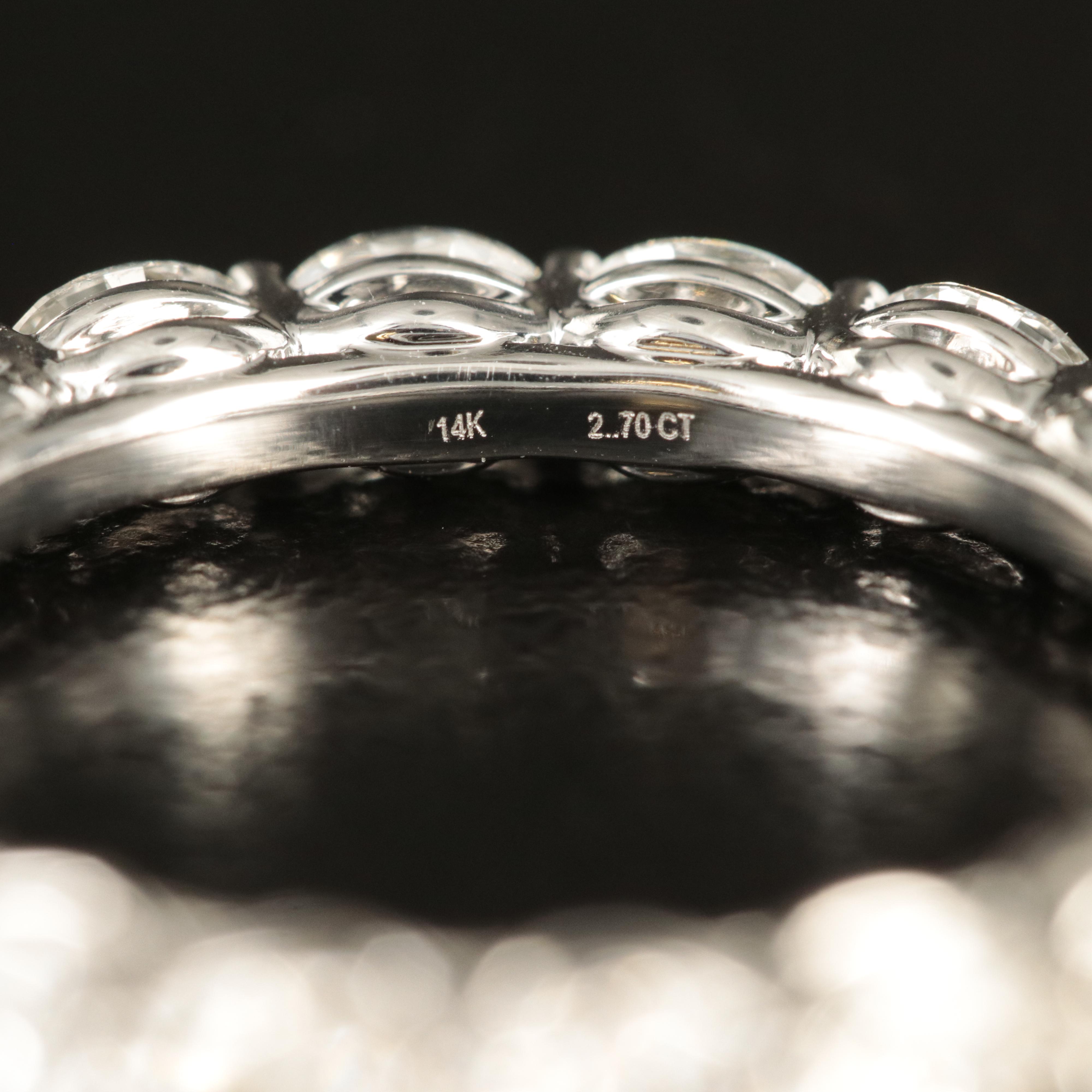 14K 2.70 CTW Diamond Eternity Band