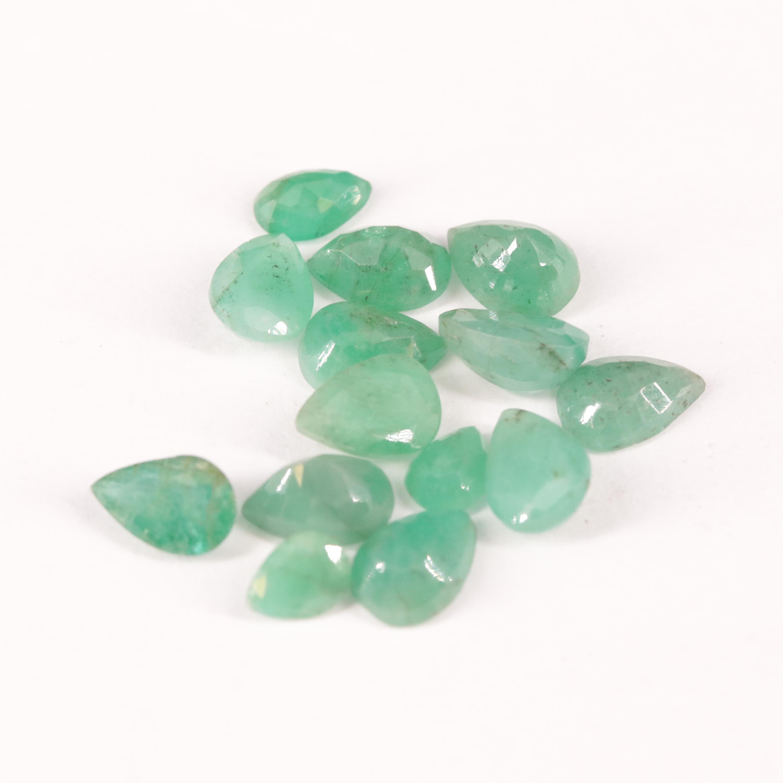 Loose 8.10 CTW Emerald Lot