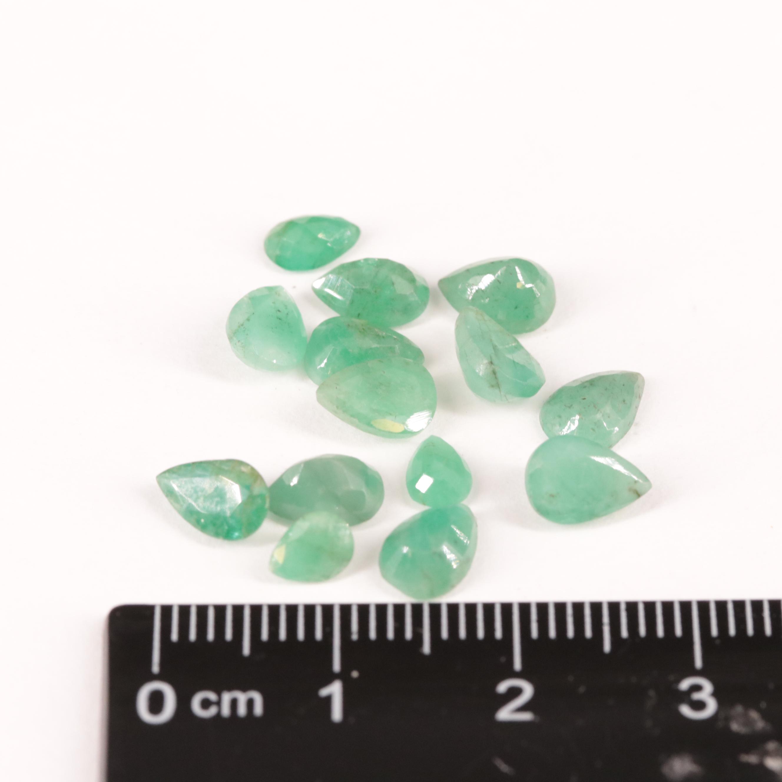 Loose 8.10 CTW Emerald Lot
