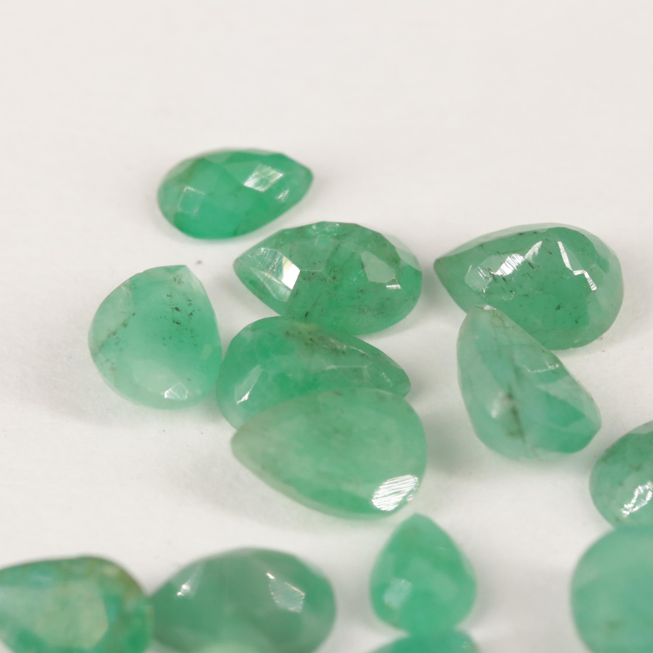 Loose 8.10 CTW Emerald Lot