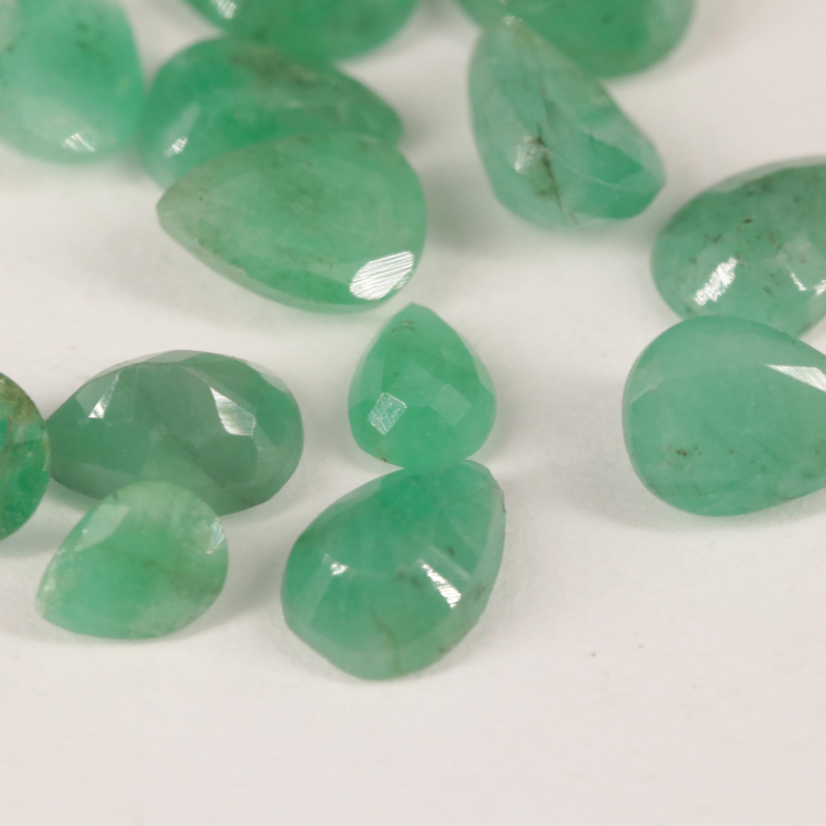 Loose 8.10 CTW Emerald Lot