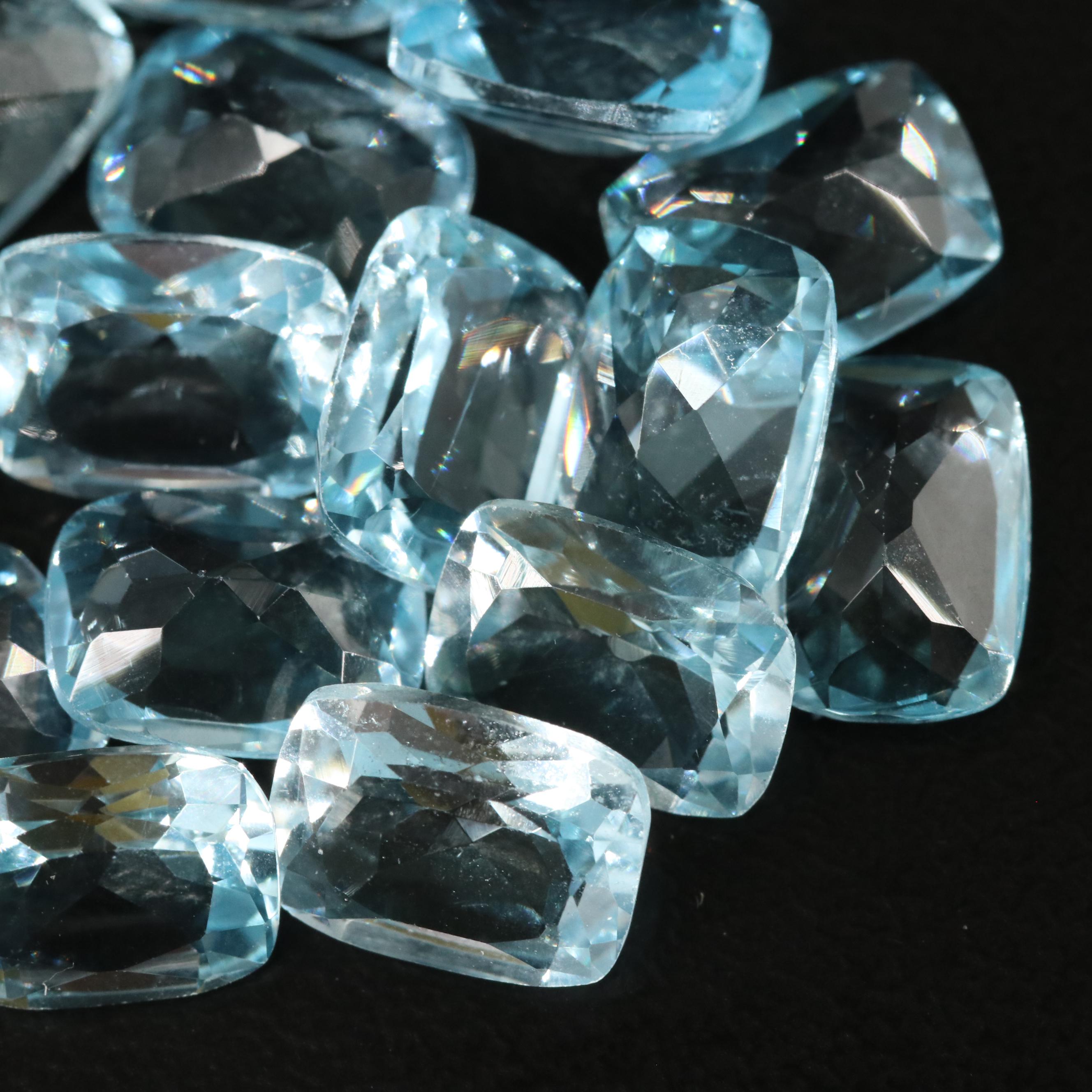 Loose 24.42 CTW Blue Topaz