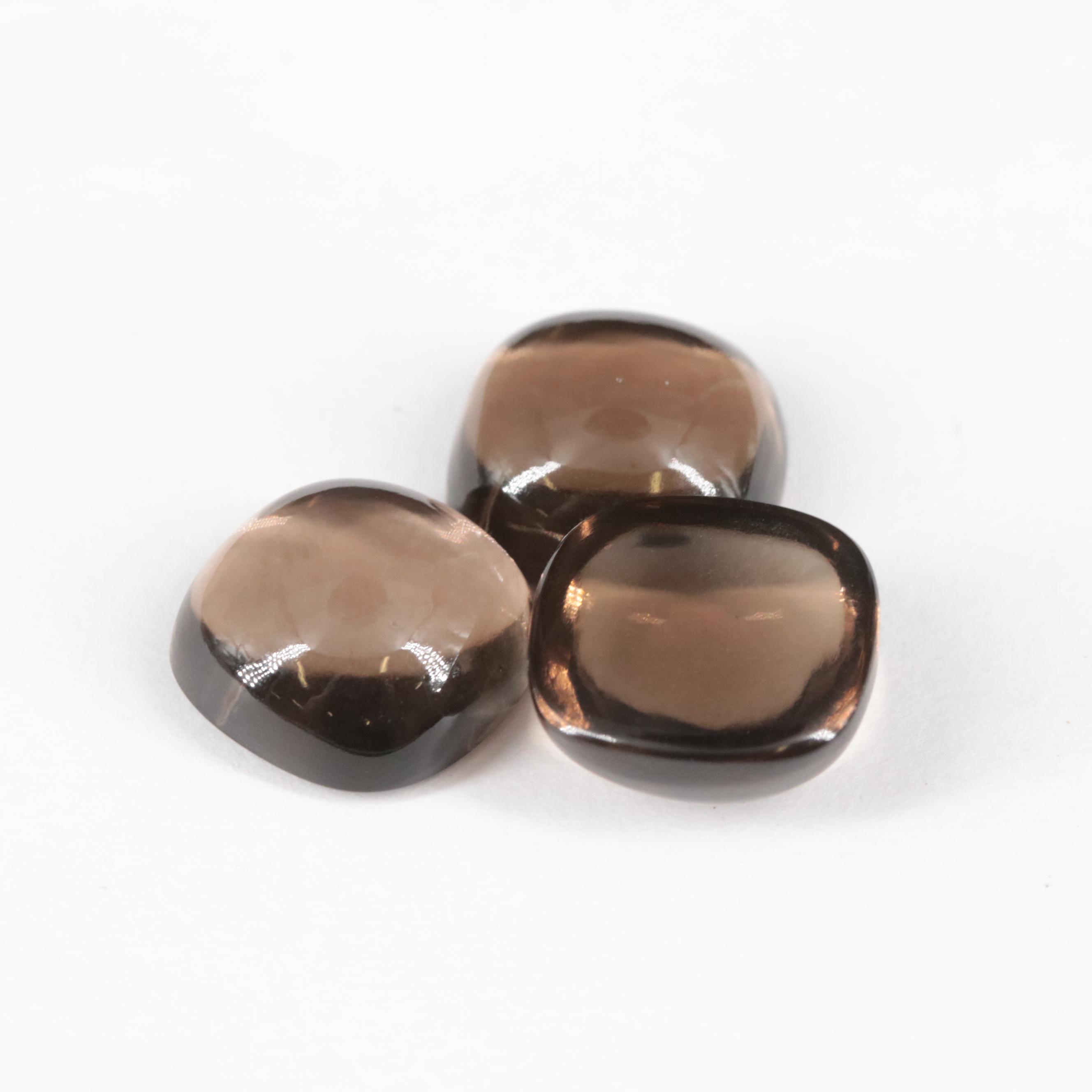 Loose 32.52 CTW Smoky Quartz Lot