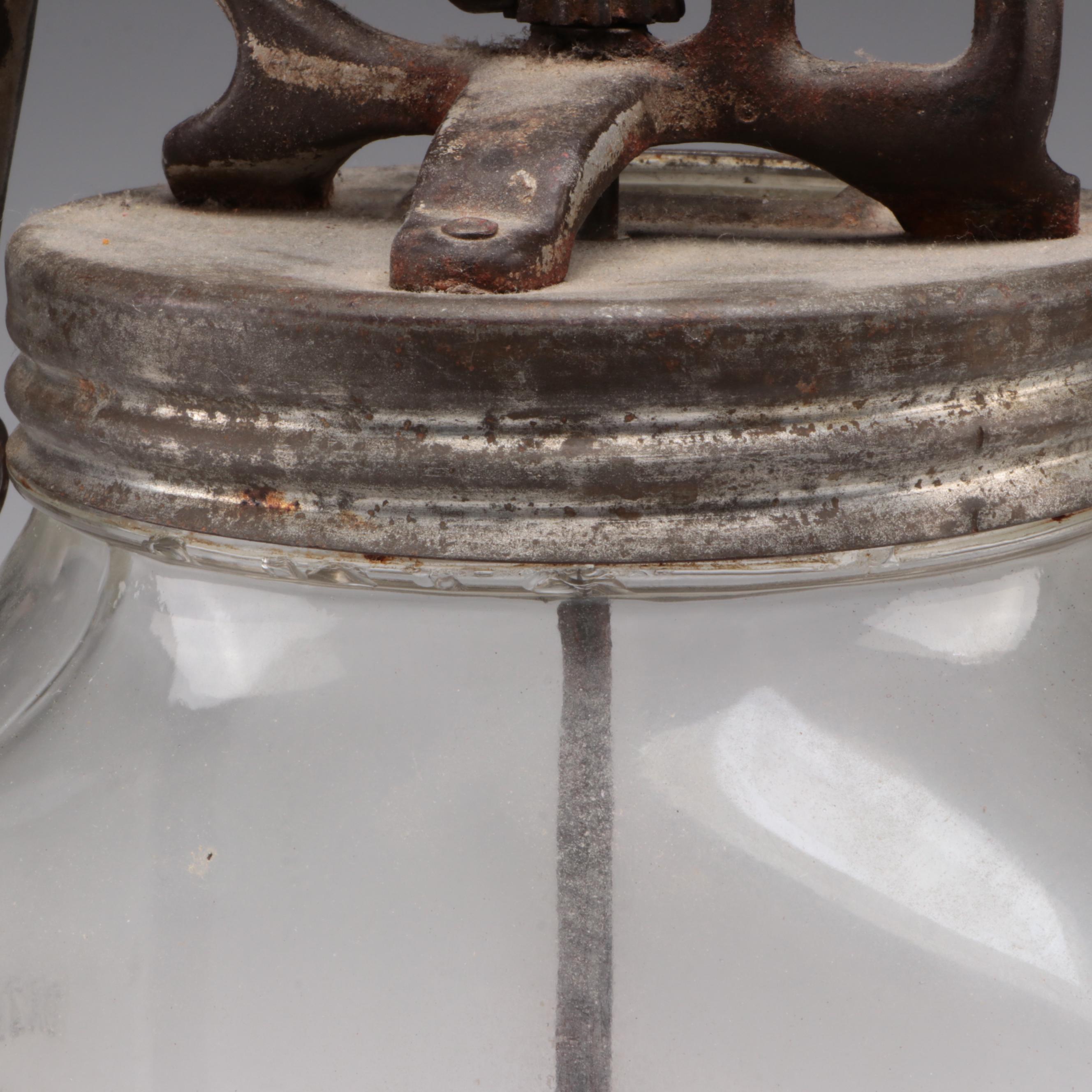 Dazey No 60 Churn Glass Butter Churn, Early to Mid 20th Century