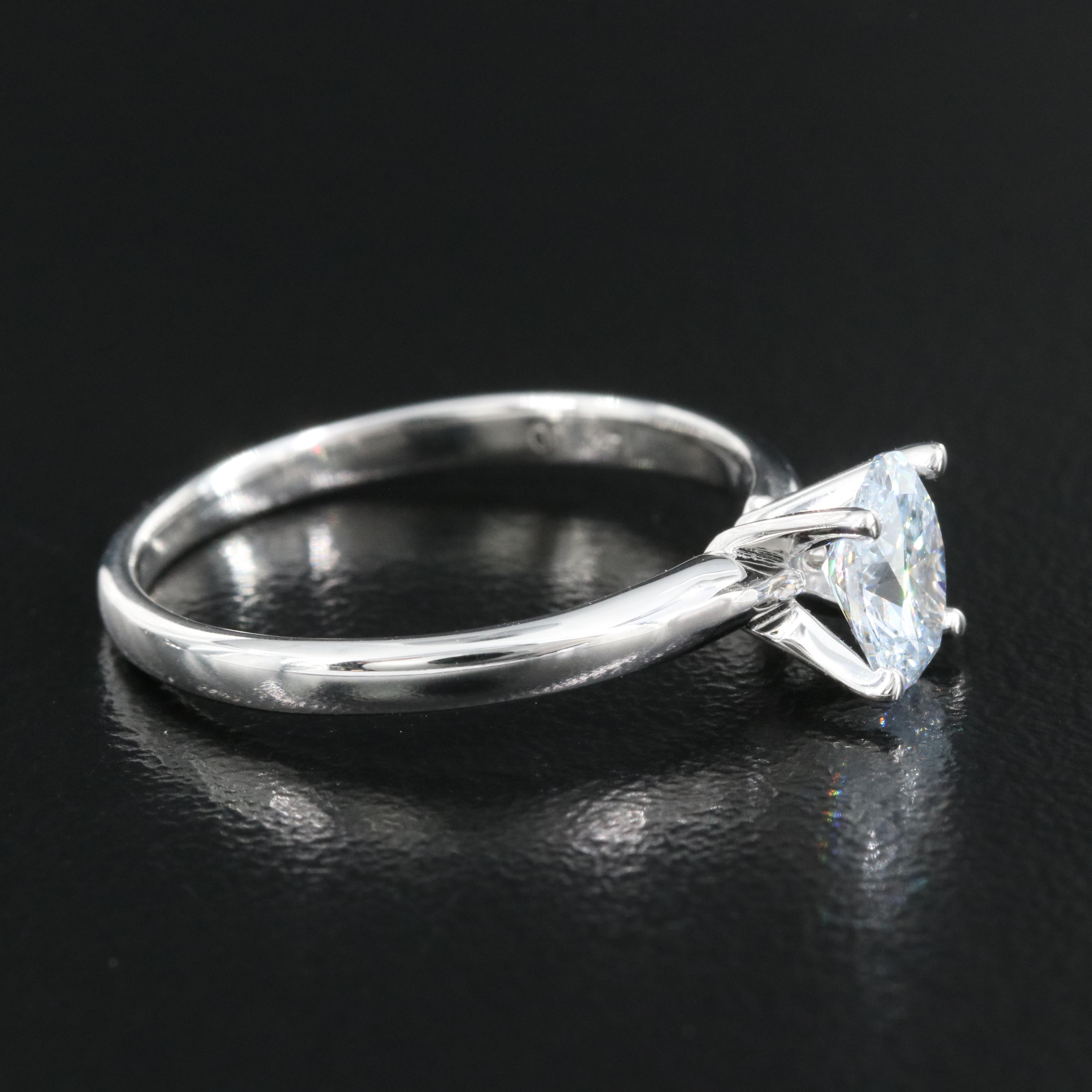 14K 0.69 CT Lab Grown Diamond Solitaire Ring