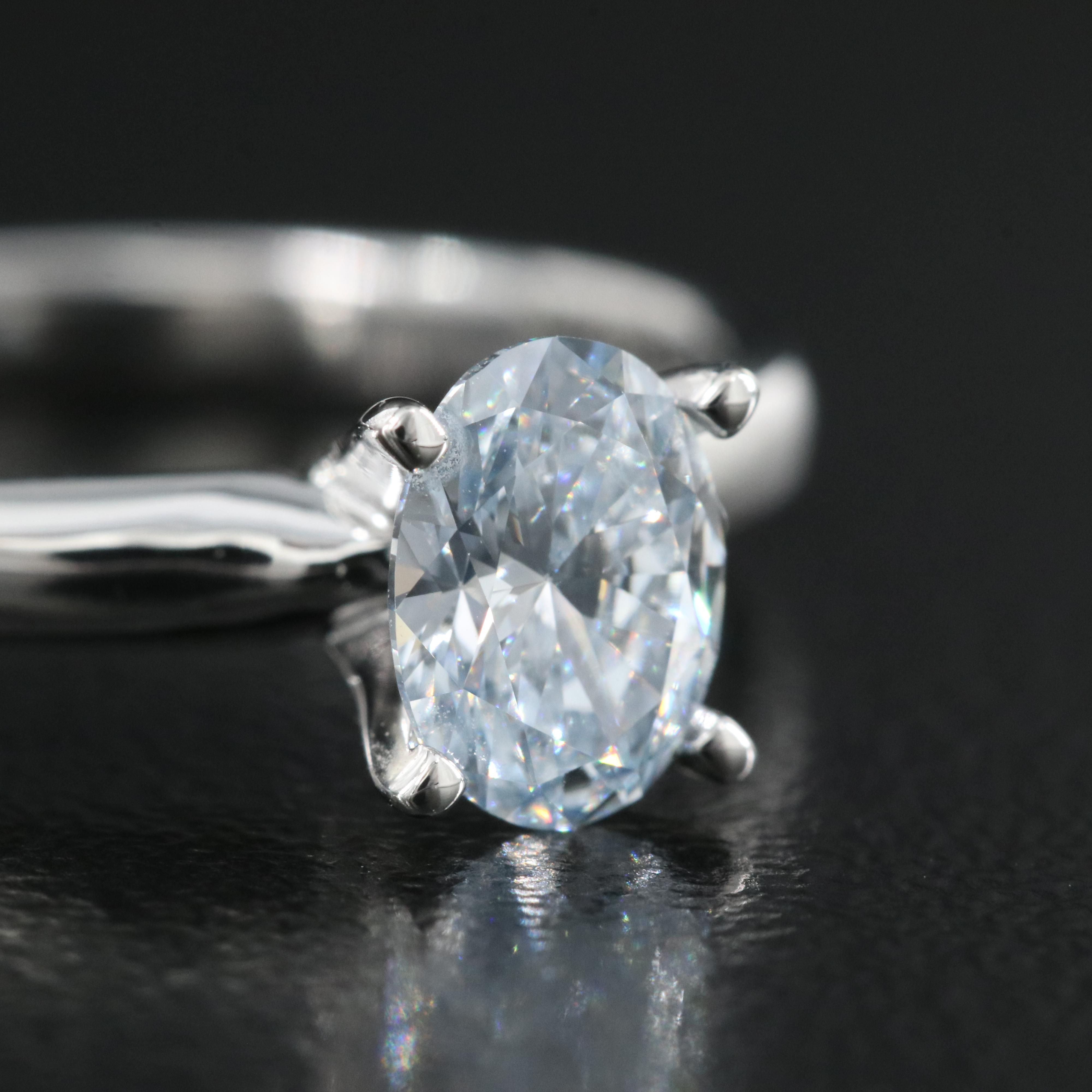 14K 0.69 CT Lab Grown Diamond Solitaire Ring